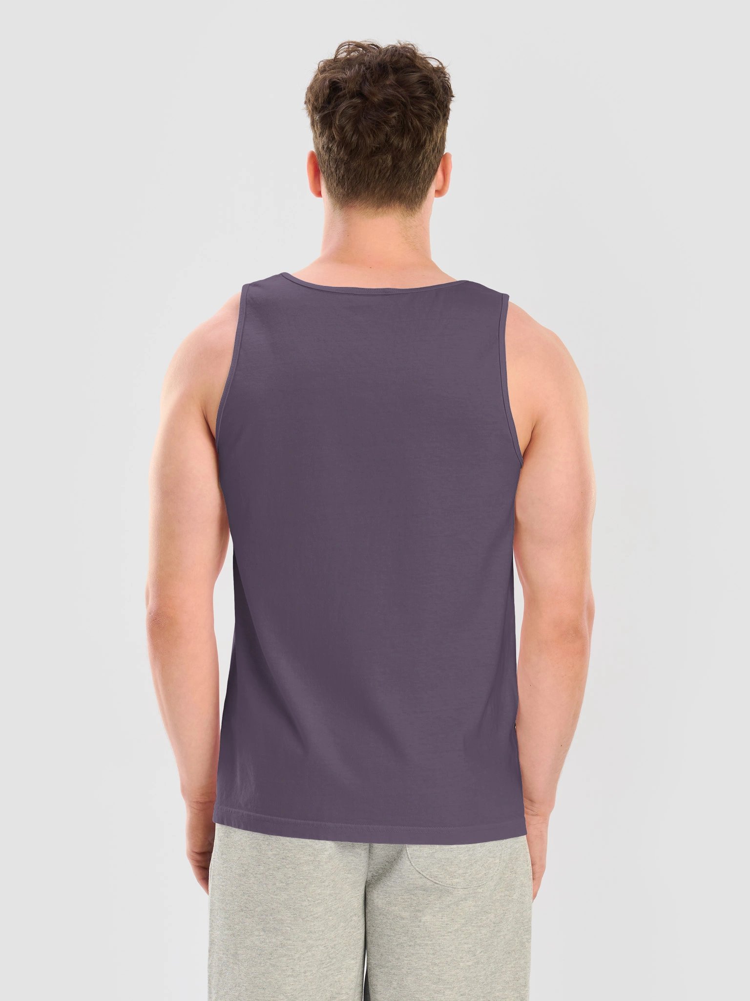 PORCH LORE DEVAN LOGO UNISEX GARMENT DYED TANK TOP product image (4)