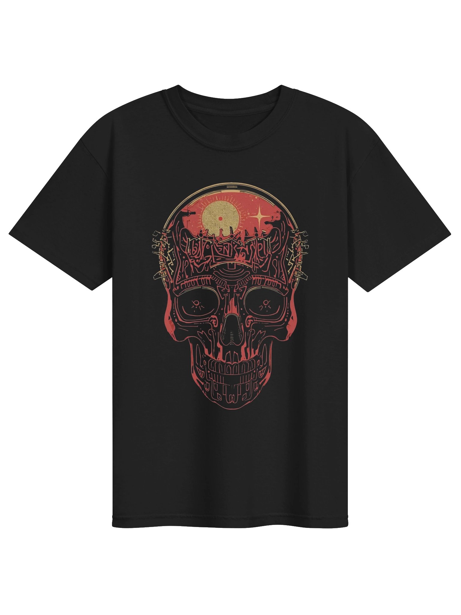 Celestial Skull Heavyweight T-Shirt product image (1)