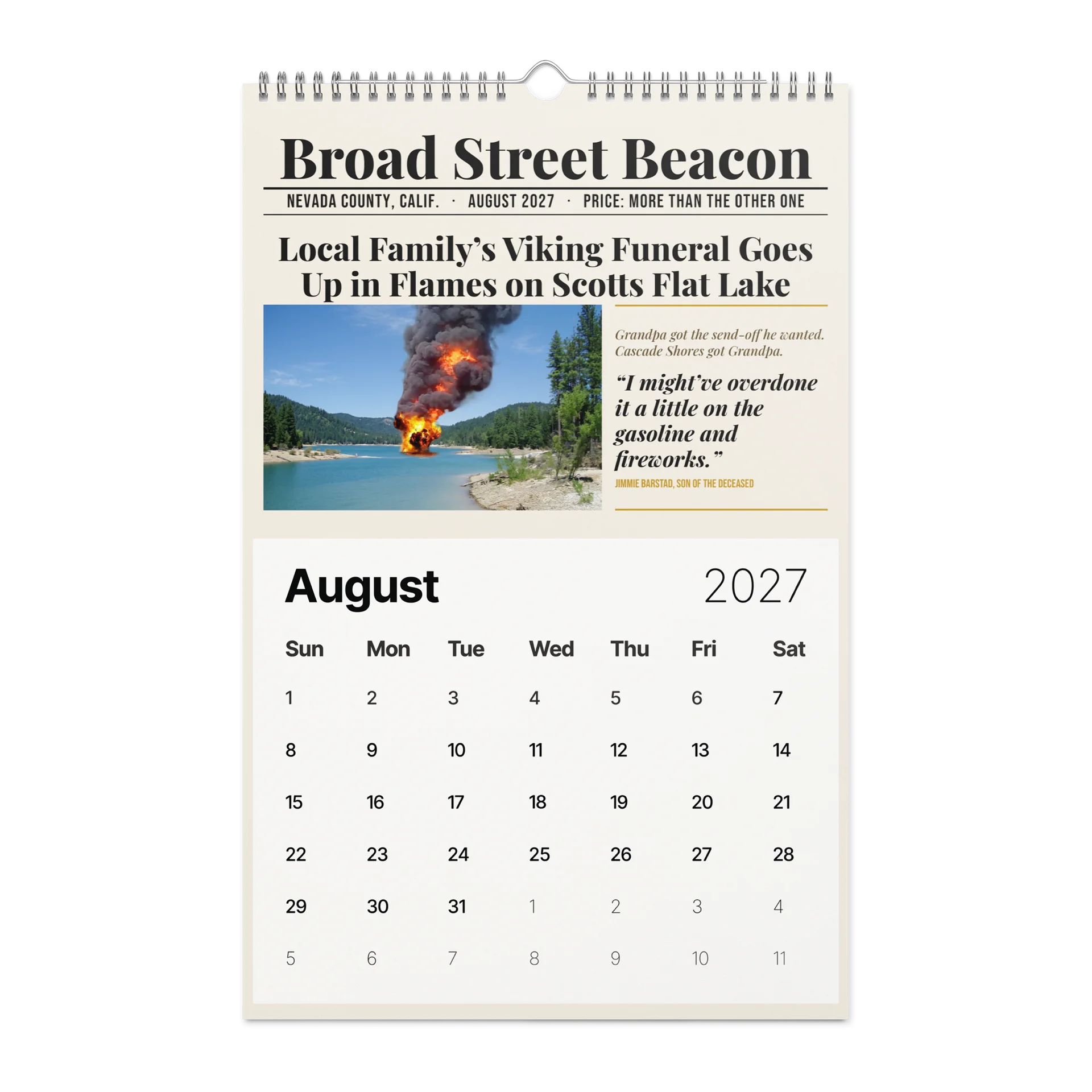 Broad Street Beacon 2027 Wall Calendar product image (2)