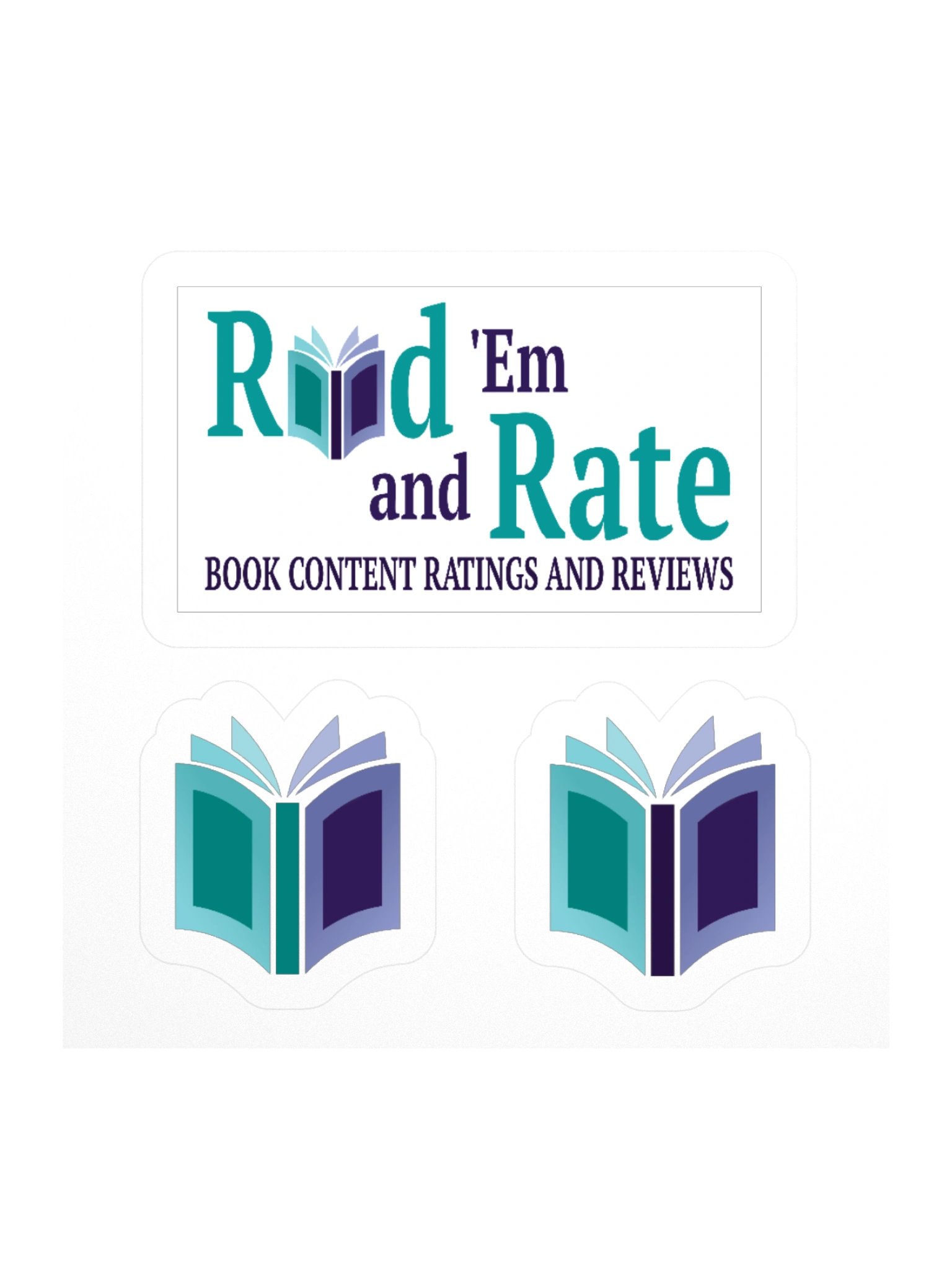 Read 'Em and Rate Kiss Cut Stickers Set product image (1)