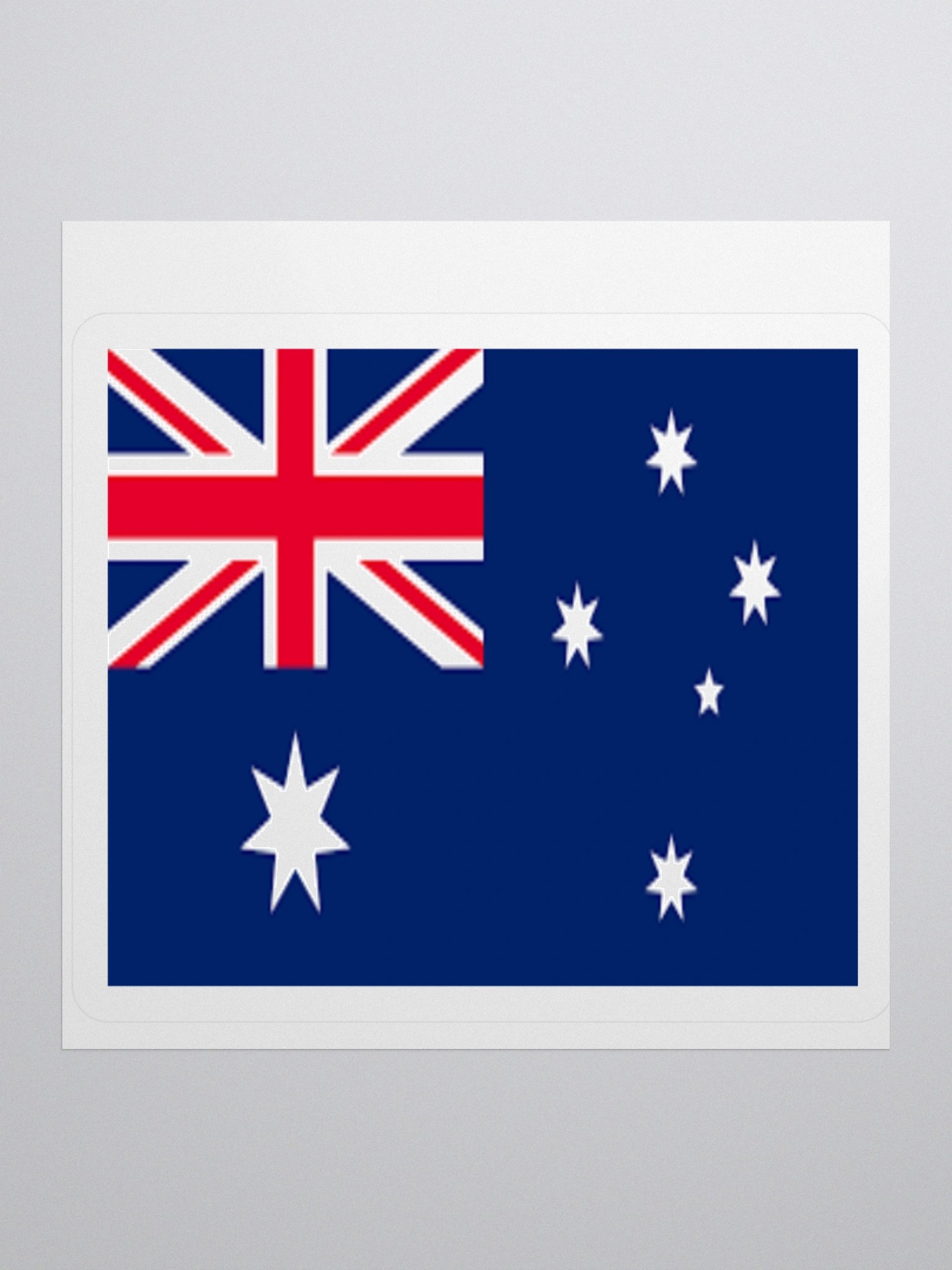 Exclusive Australia Flag Kiss-Cut Stickers - High-Quality Vinyl, Multiple Sizes product image (2)