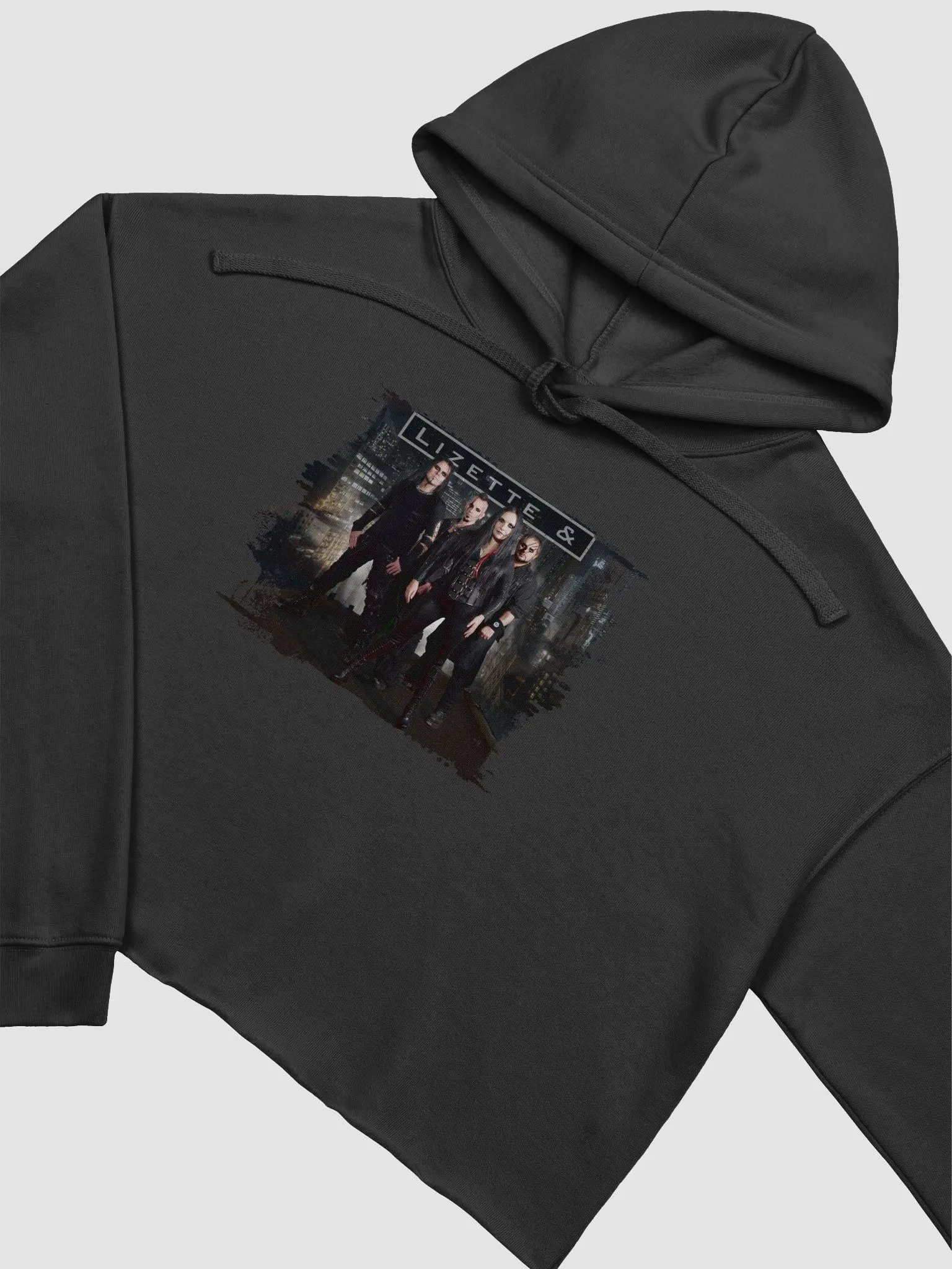 Bella+Canvas Fleece Crop Hoodie product image (3)