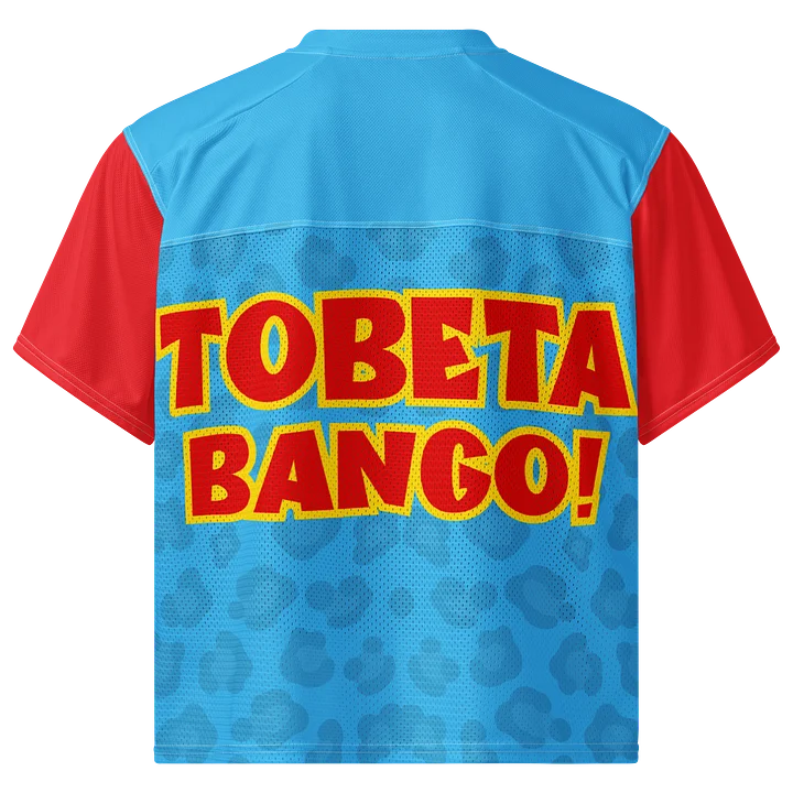 BLUE & RED Tobeta Bango™ Léopards 243 Street Jersey product image (2)