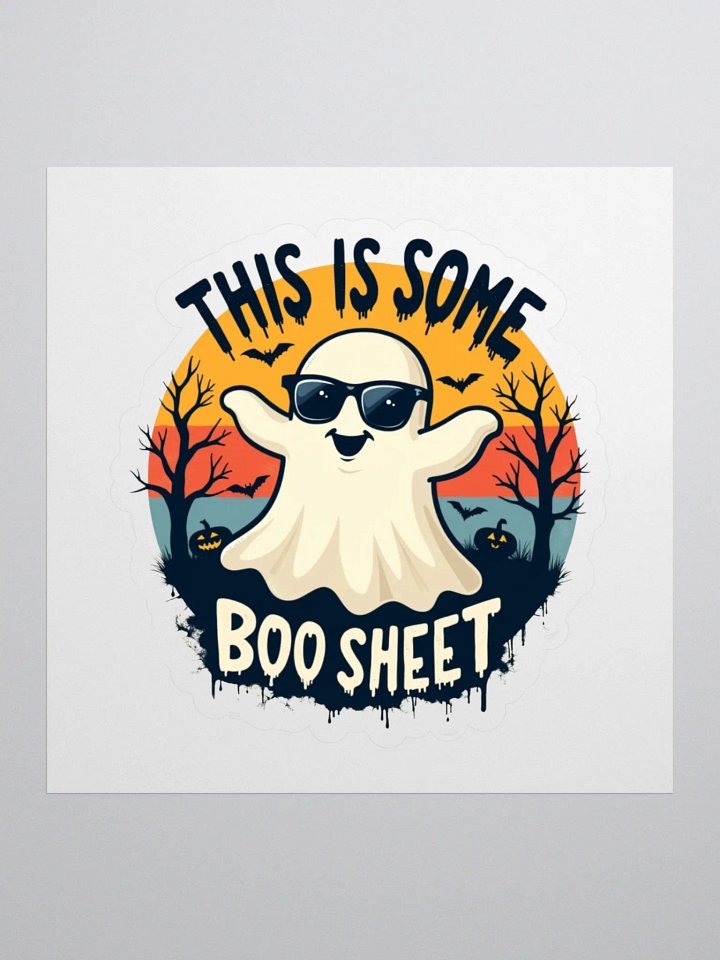 This is Boo Sheet Ghost - Sticker product image (1)