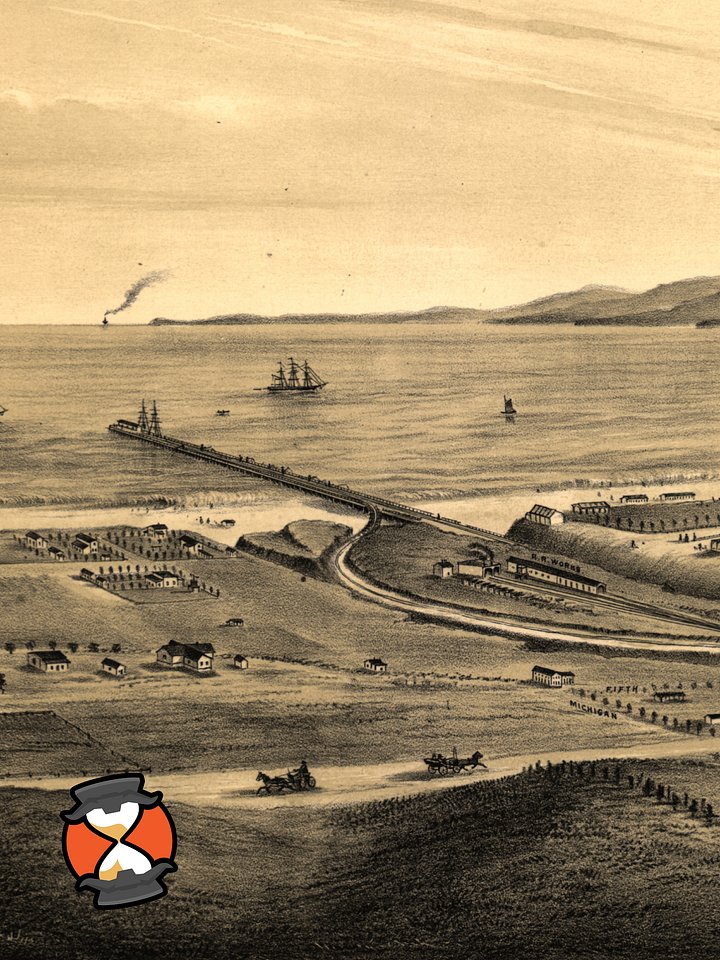 Santa Monica 1877 (Unframed Poster Print) product image (2)