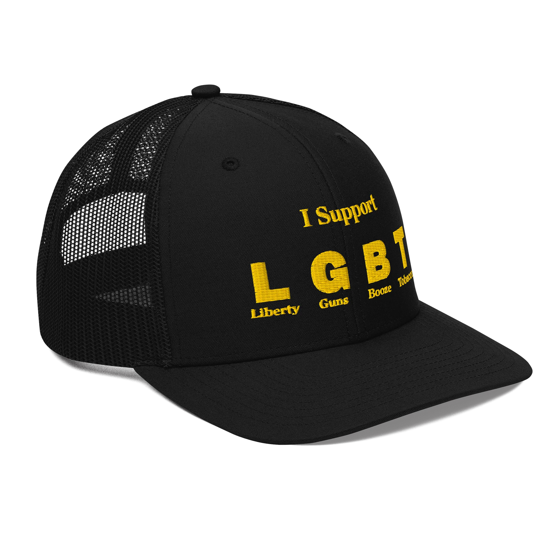 I Support LGBT trucker hat product image (4)