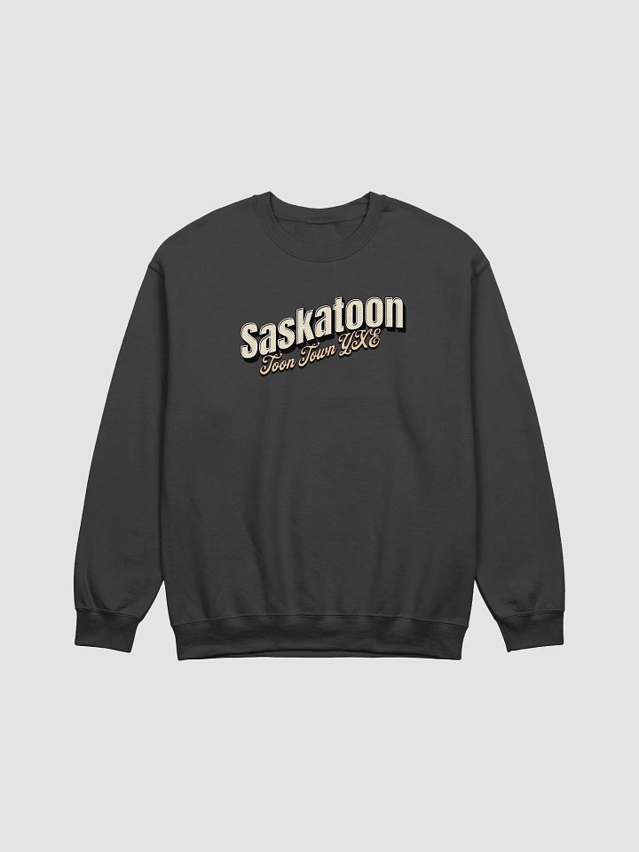 Saskatoon Toon Town YXE Crewneck Sweatshirt product image (1)