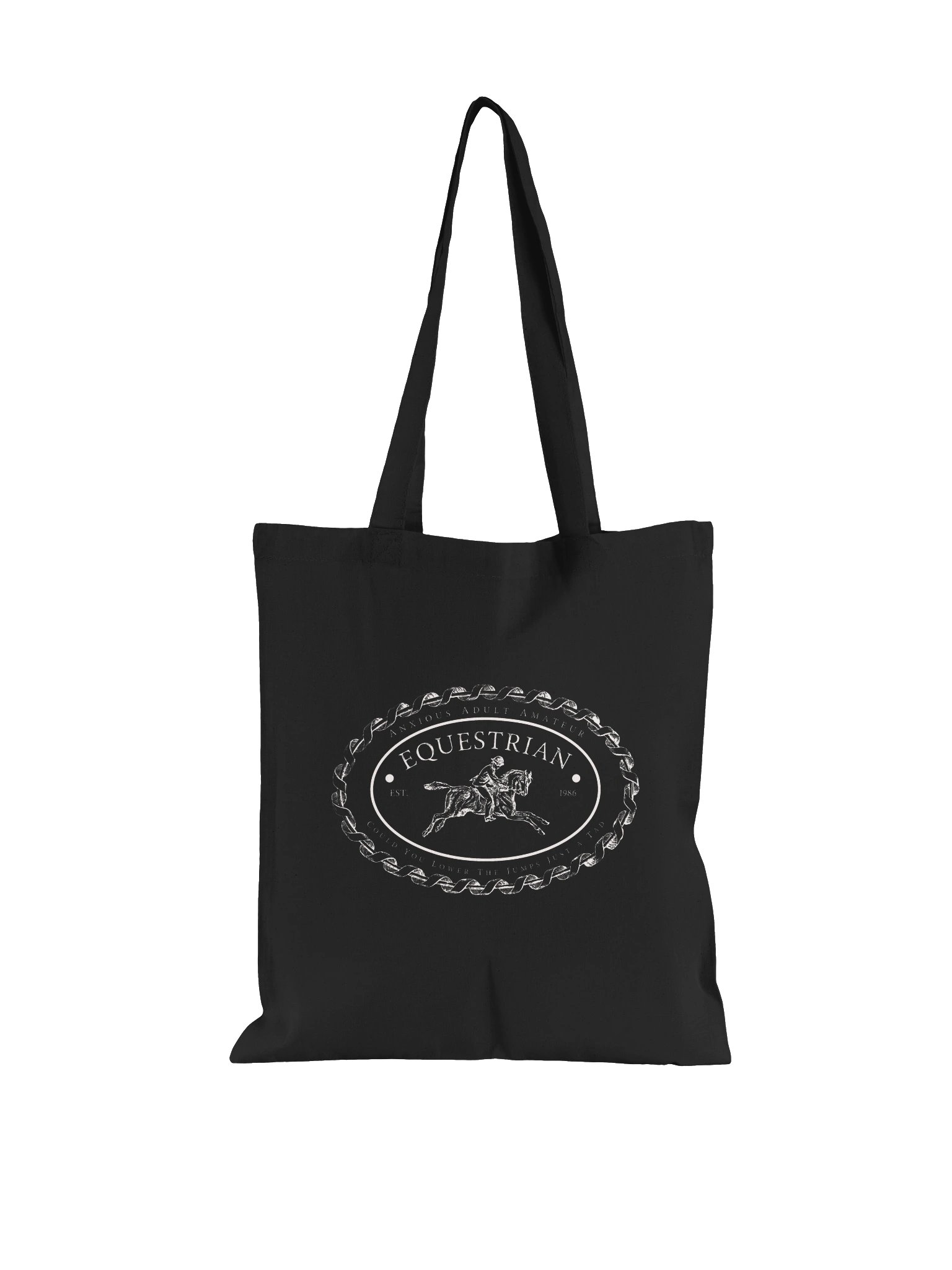 Anxious AA Tote "Could You Lower the Jumps a Tad" product image (1)