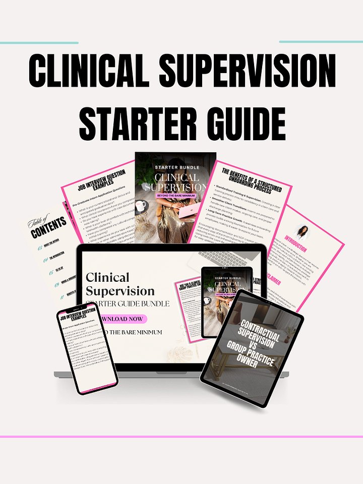 Clinical Supervision Starter Kit Bundle product image (1)