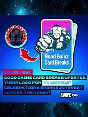 🚨 BREAKING NEWS: Good Gainz™️ Update Logo Reveal‼️ . 📰 Statement From Matt, The Founder of @goodgainzcardbreaks :  ✅ 