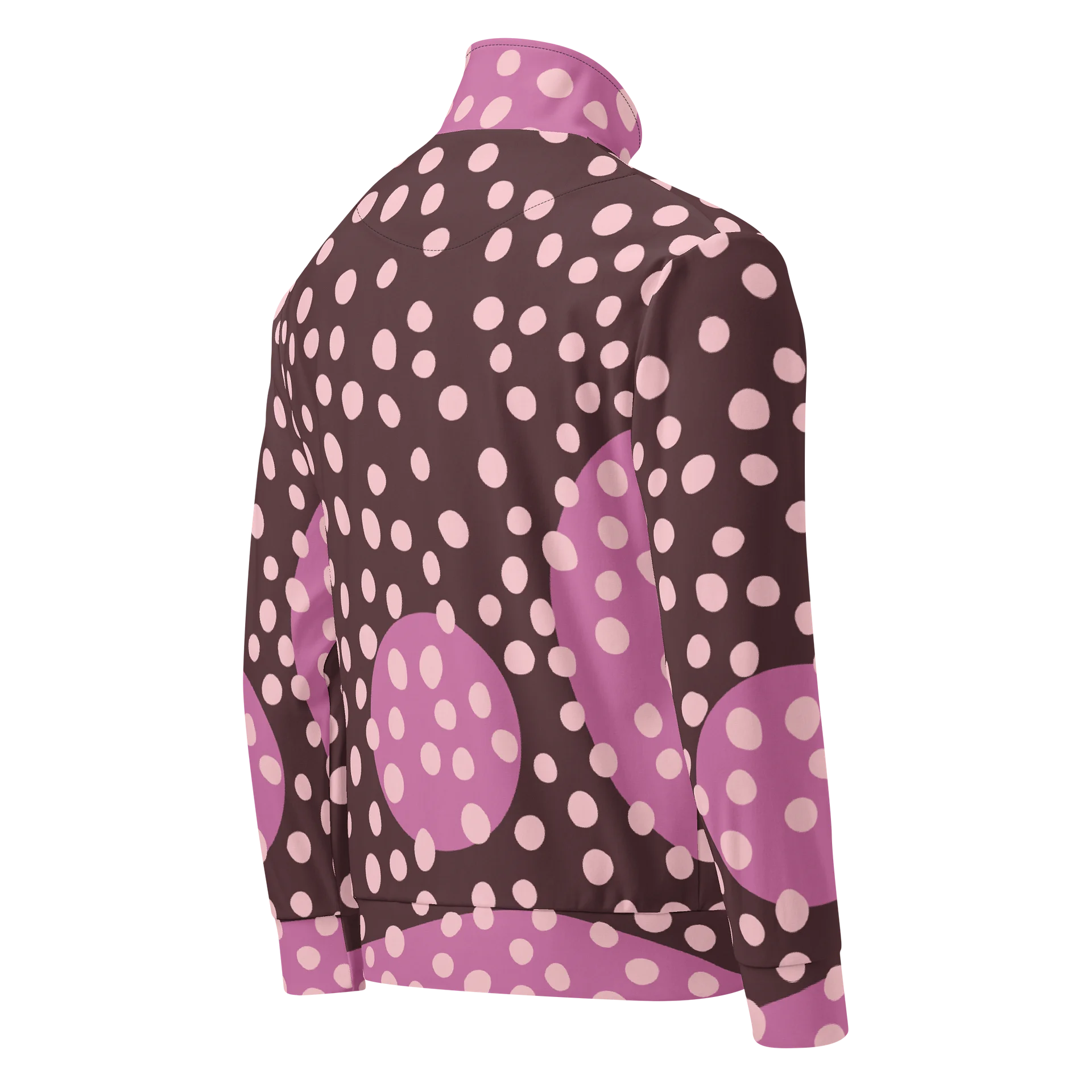 Pink Polka Wave Track Jacket product image (2)