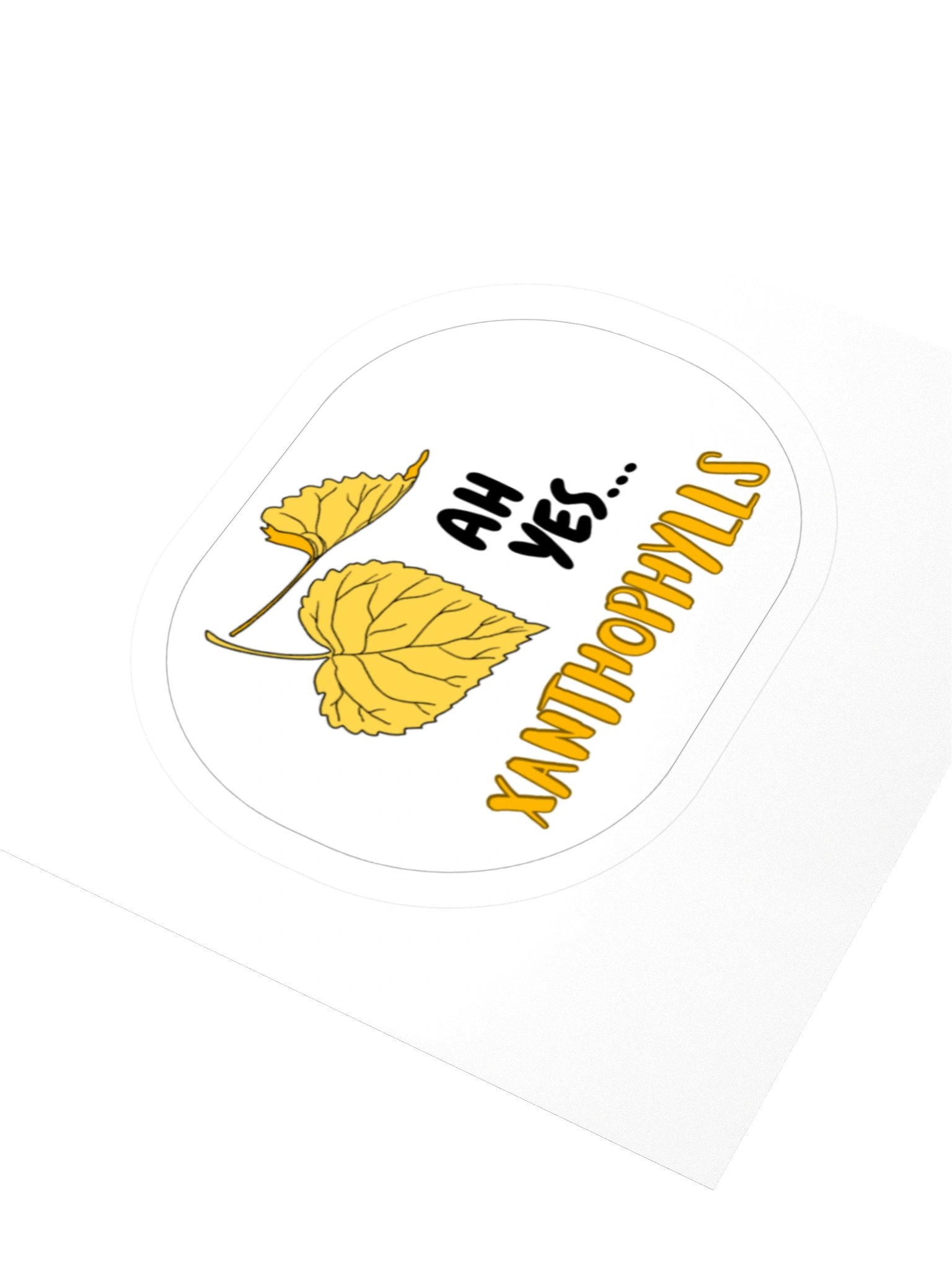 Ah Yes... Xanthophylls Sticker product image (3)