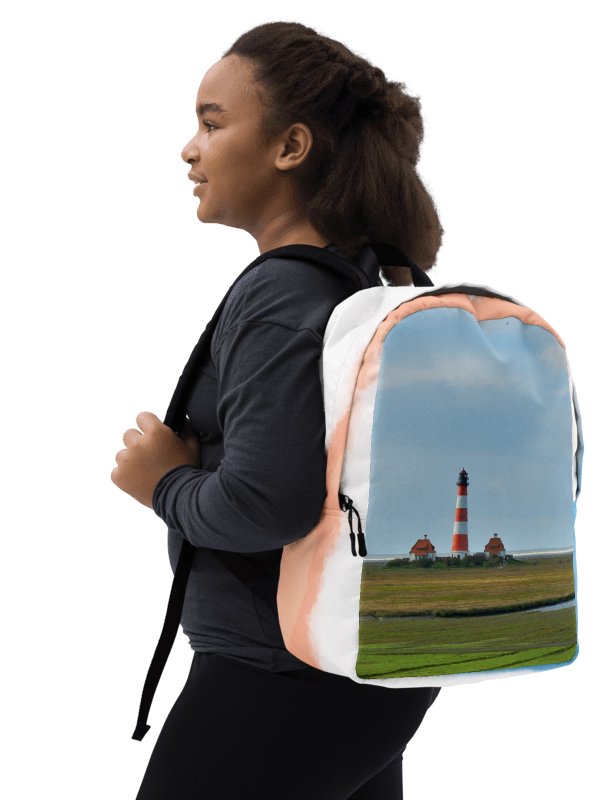 Design-backpack - The lighthouse (Light-colored Design) product image (1)