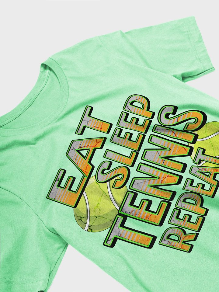 Eat Sleep Tennis Repeat Angle Enthusiast Statement Tee product image (2)