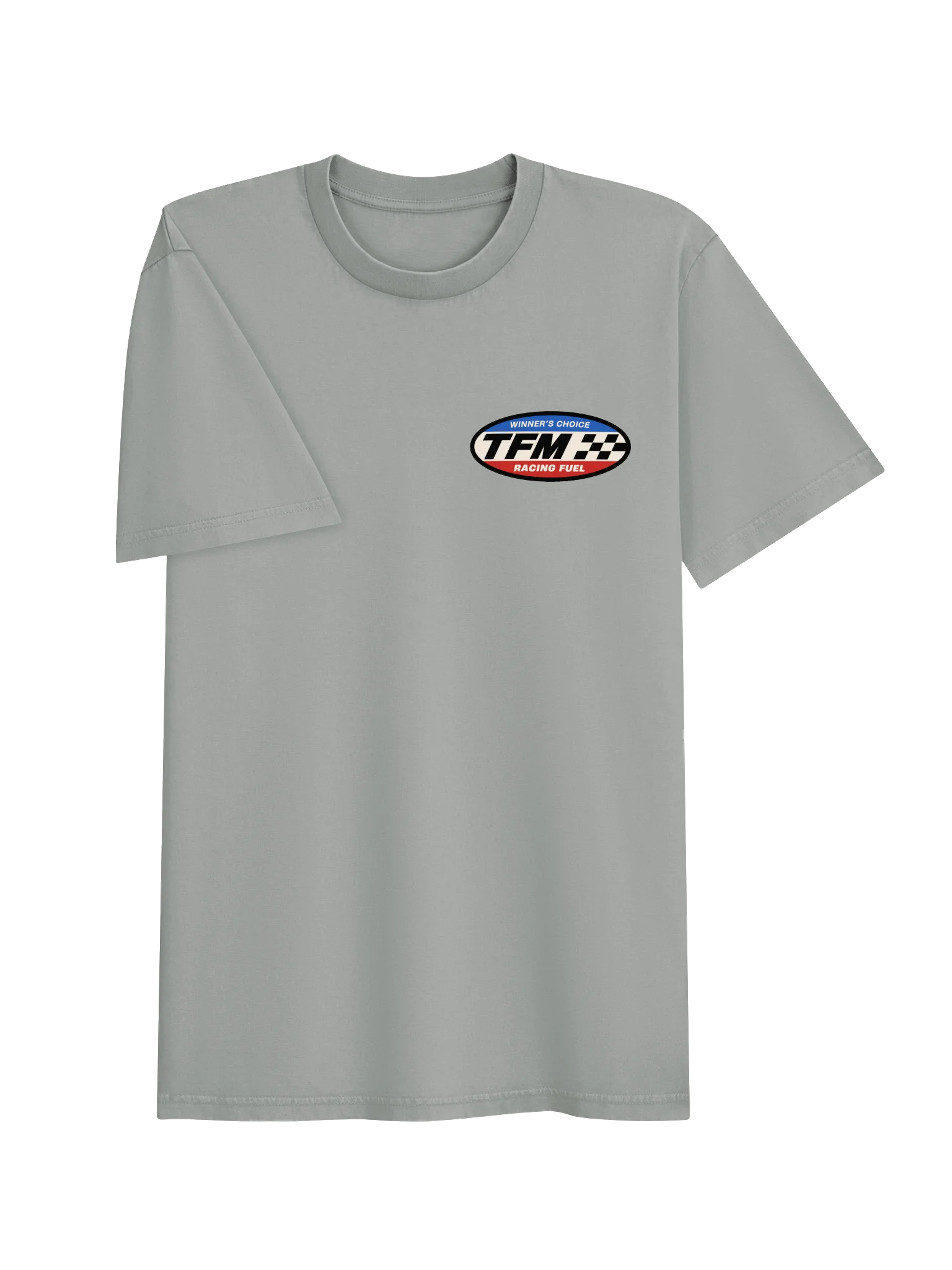 Think Fast Racing Fuel Tee - Dyed Misty Grey product image (3)
