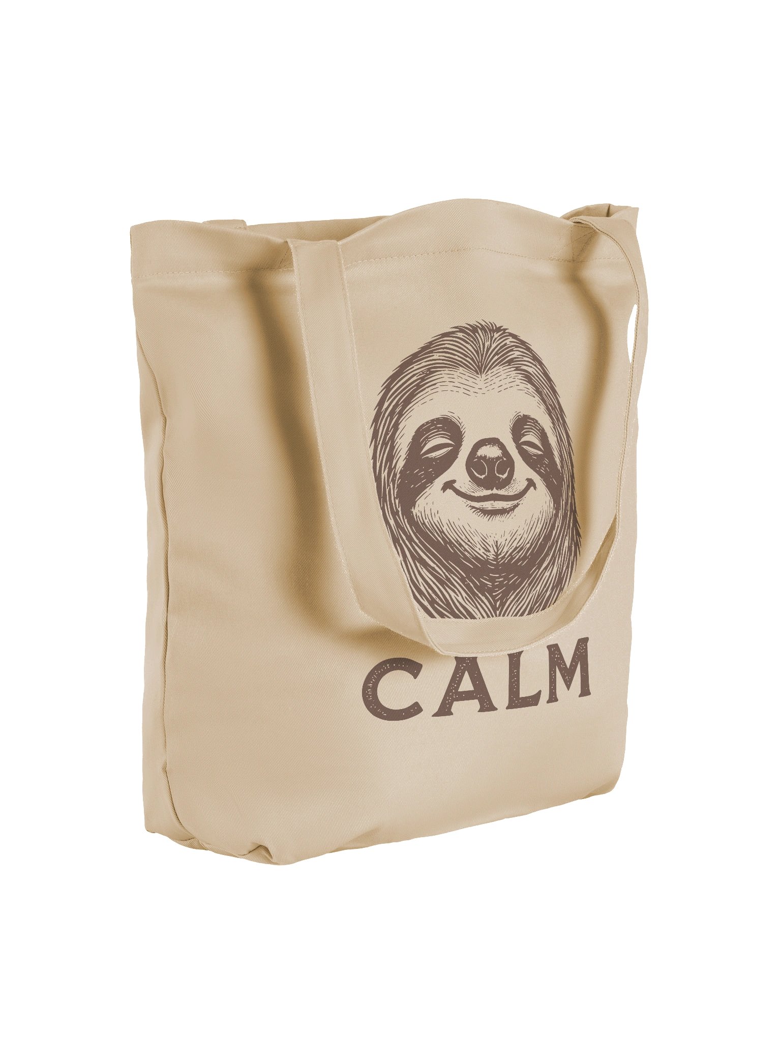 Calm Sloth Organic Cotton Tote Bag product image (4)