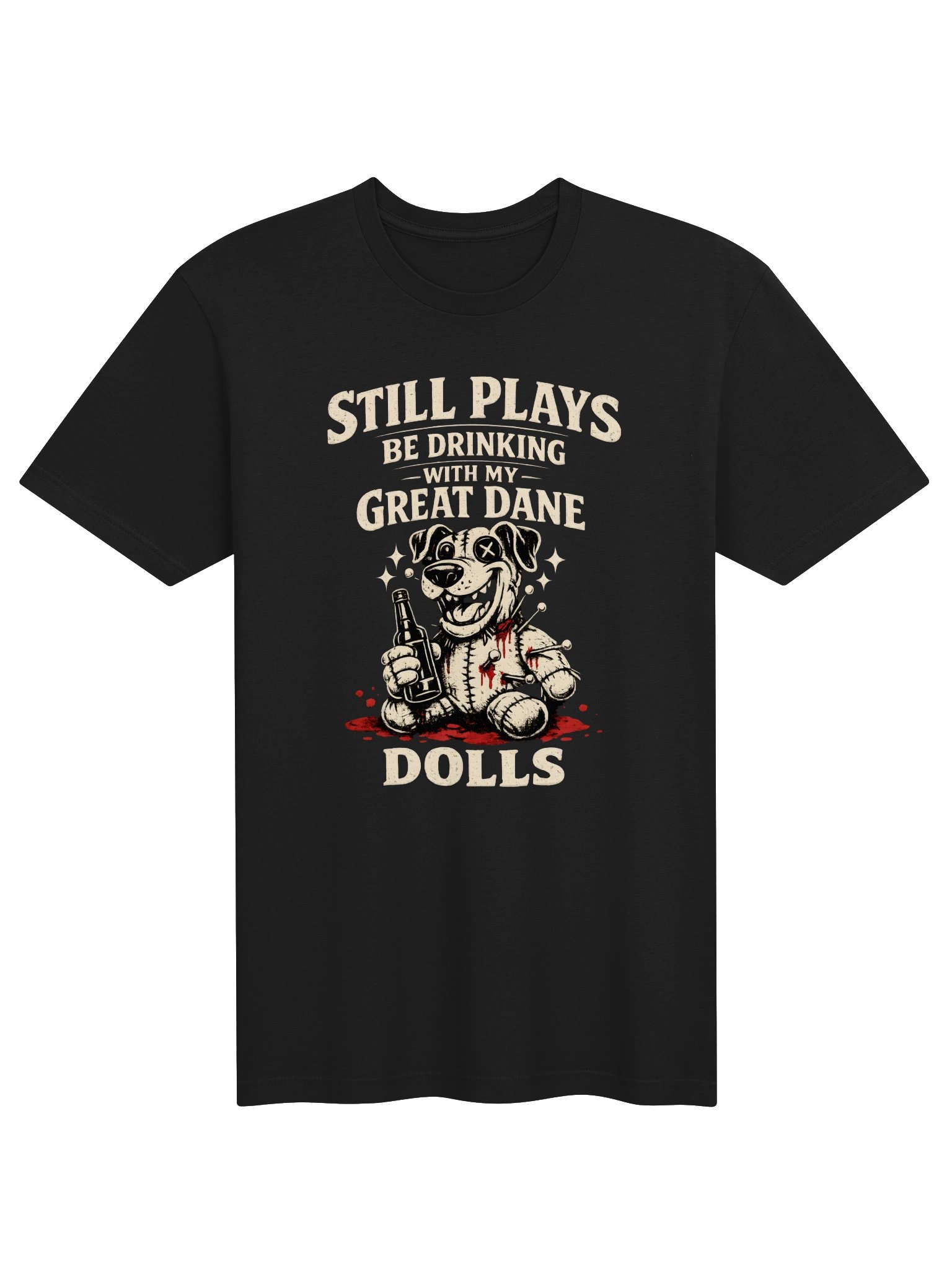 Still Playing with My Great Dane Dolls Tee product image (2)