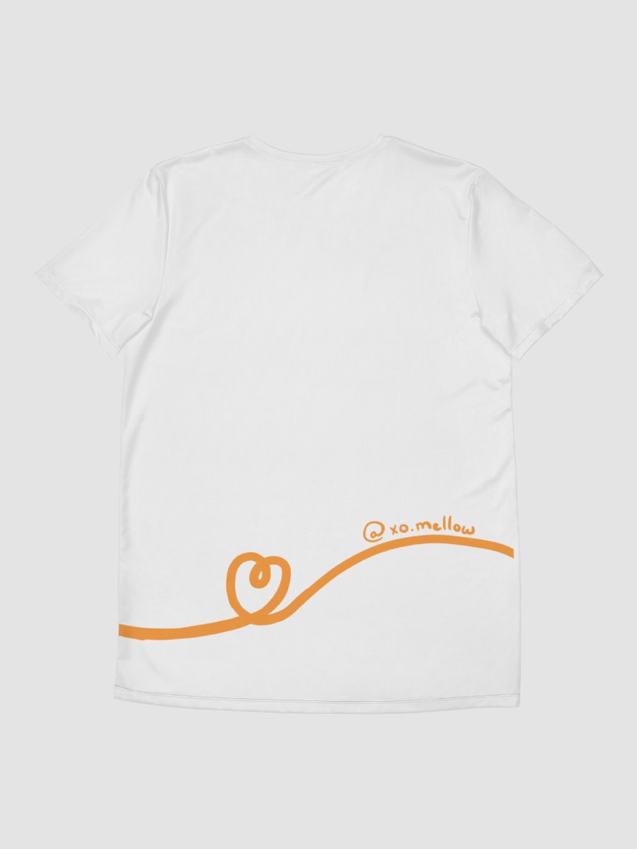 Mellow Ribbon All-Over Print Athletic T-Shirt (White) product image (2)