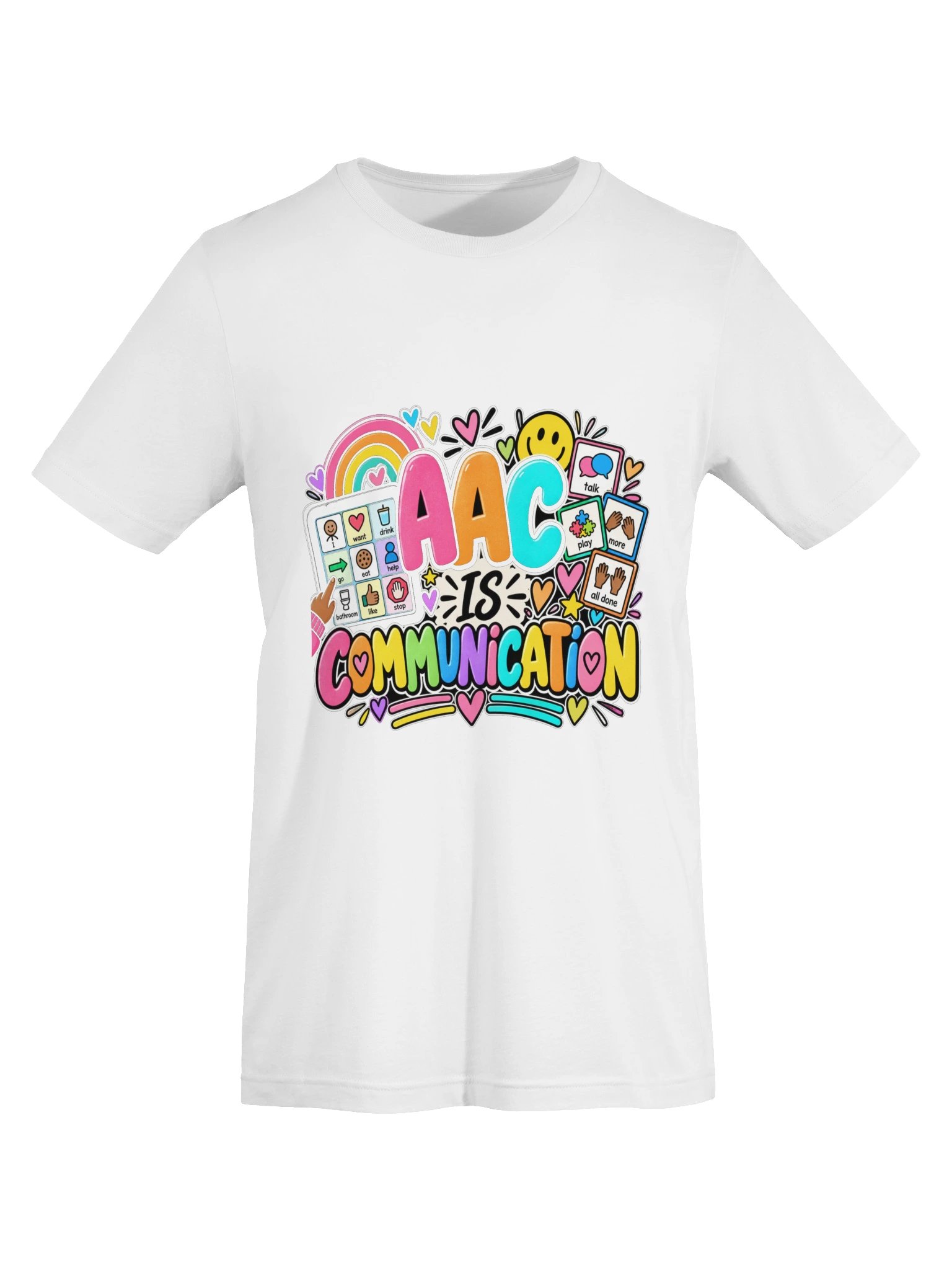 AAC Is Communication T-Shirt (Brown Representation) product image (17)