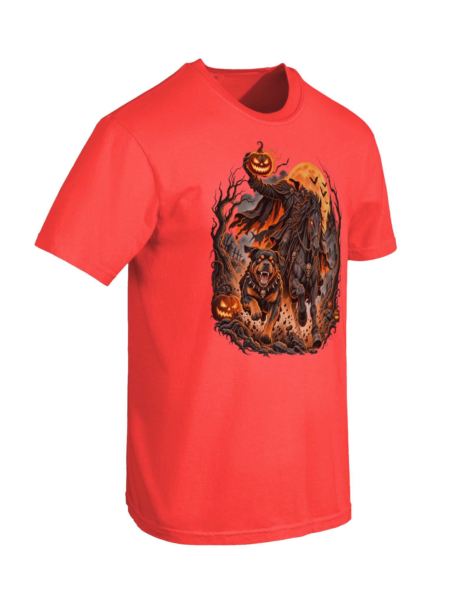 Headless Horseman & Hound Halloween Tee product image (3)