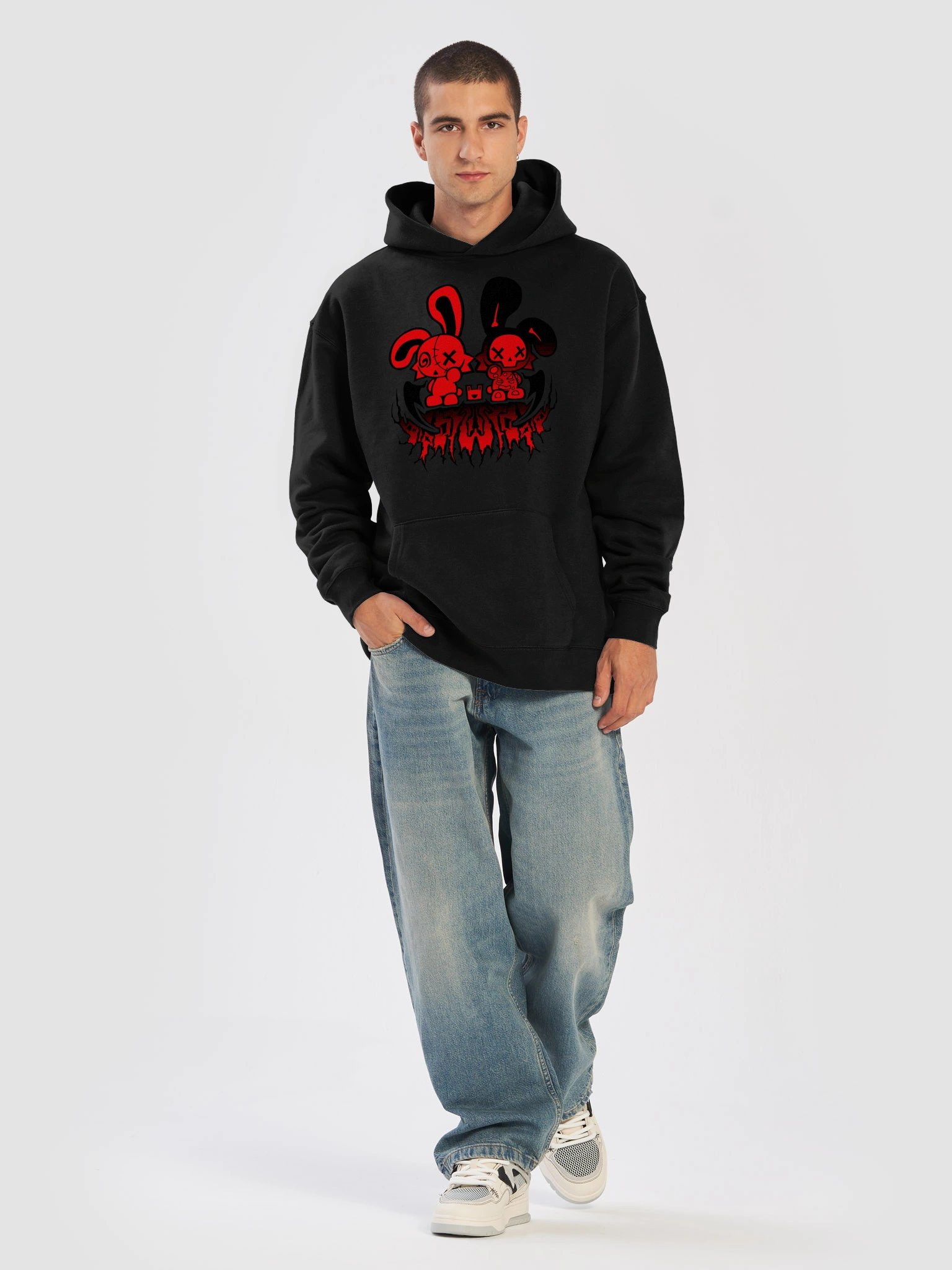 twin bunny hoodie product image (5)