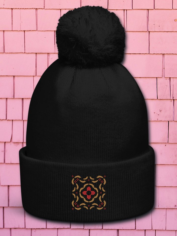 Zia sun Feather in Red and Gold Beanie product image (2)