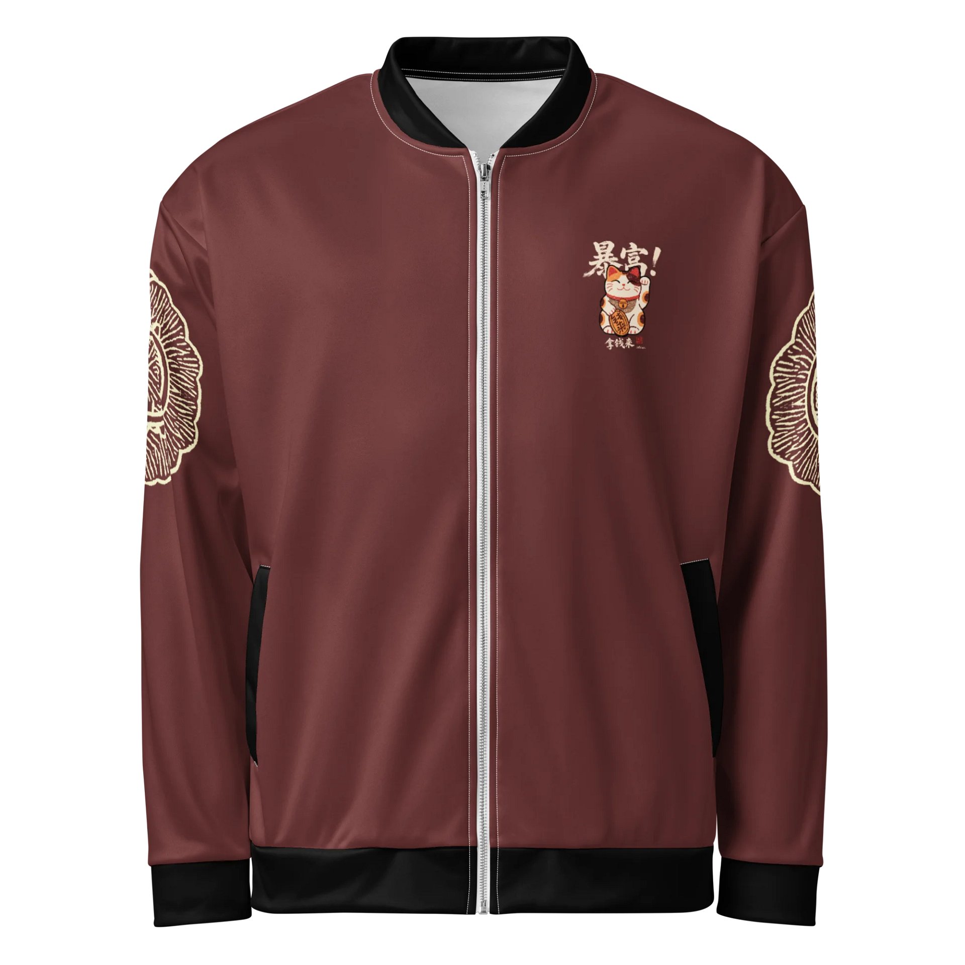 Lucky Cat Prosperity Bomber Jacket Reverse product image (1)