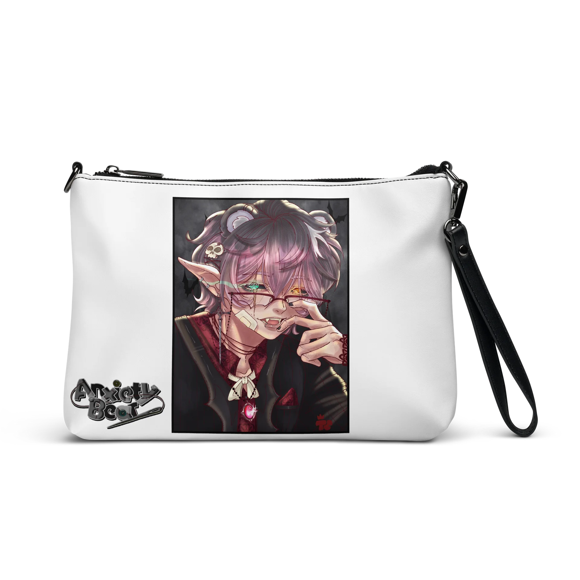 Faces of Anxiety Bear Crossbody Bag product image (1)