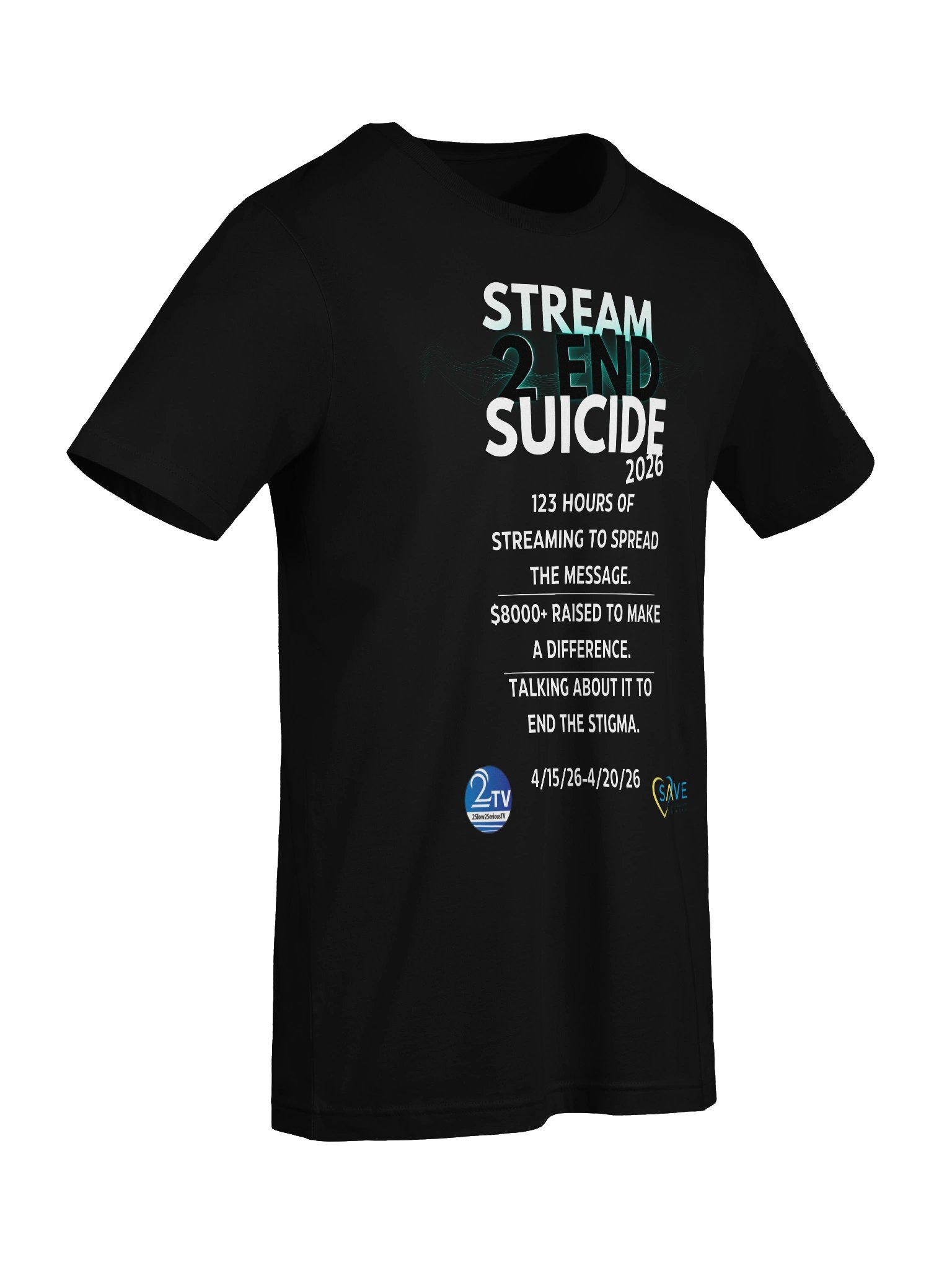 Stream 2 End Suicide 2026 Tee product image (19)