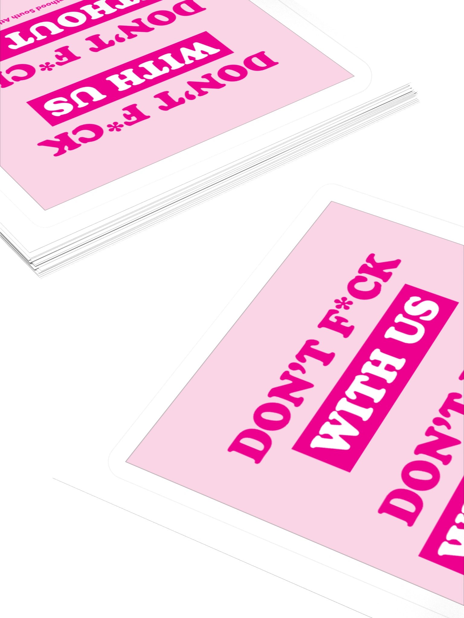 Don't F*ck With Us Sticker product image (4)