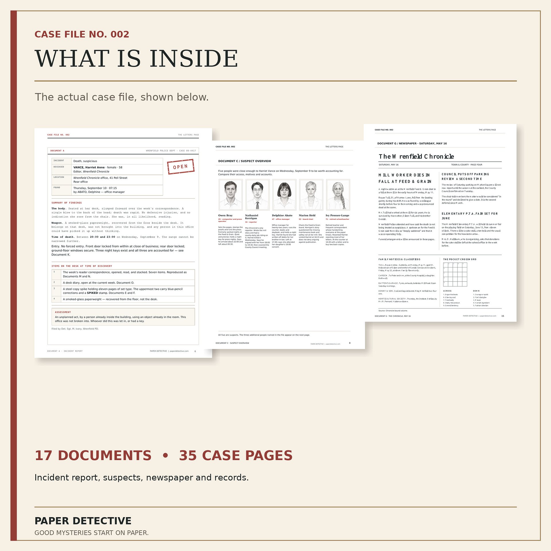 The Letters Page: Case File 002 product image (4)