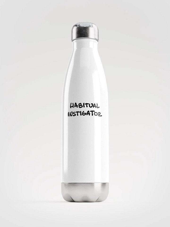 Habitual Instigator stainless steel water bottle product image (1)