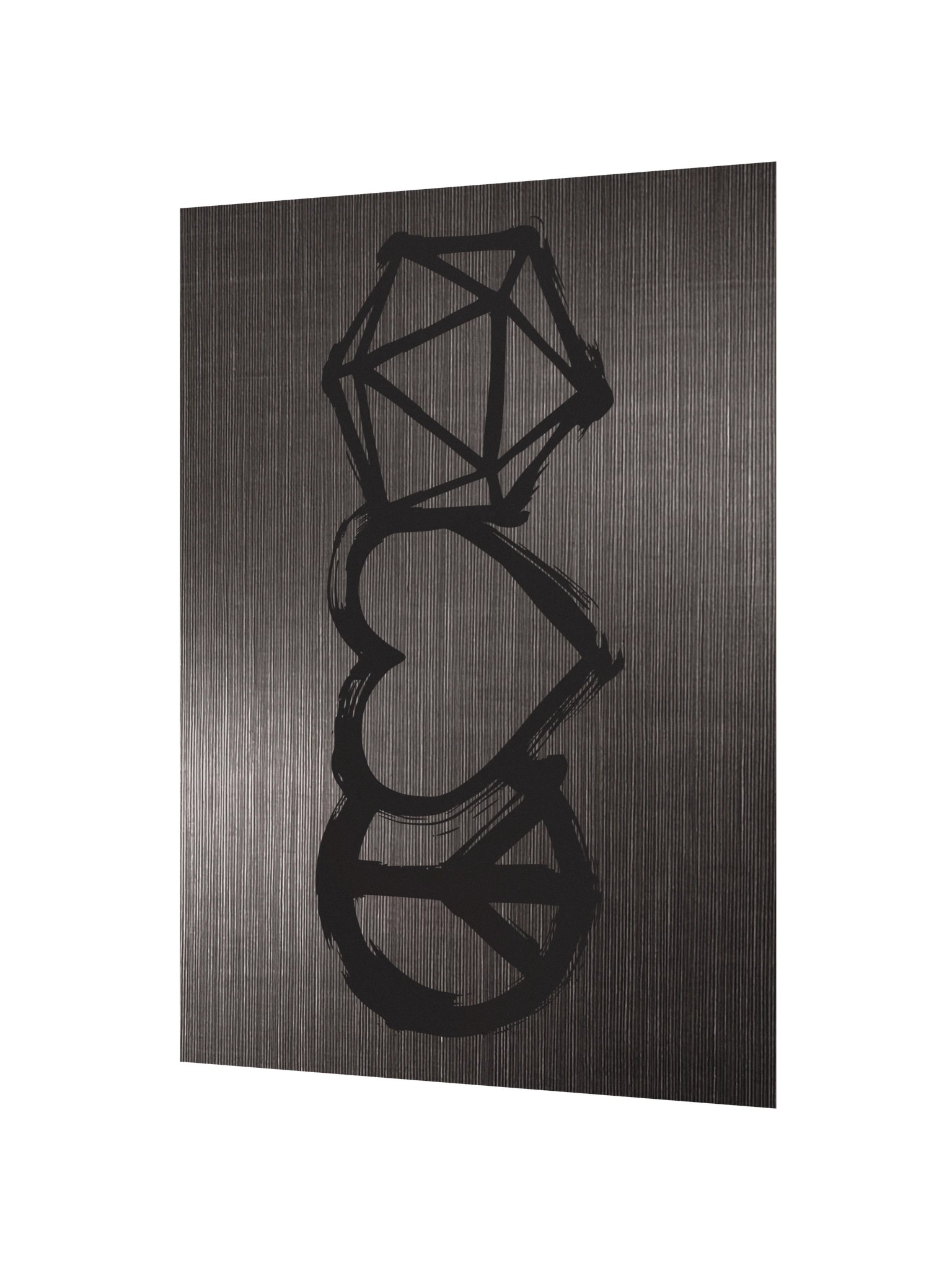 Black Peace Love D20 Board Game Room Poster - UNFRAMED product image (2)