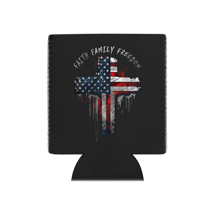 Faith Family Freedom Coozie product image (1)