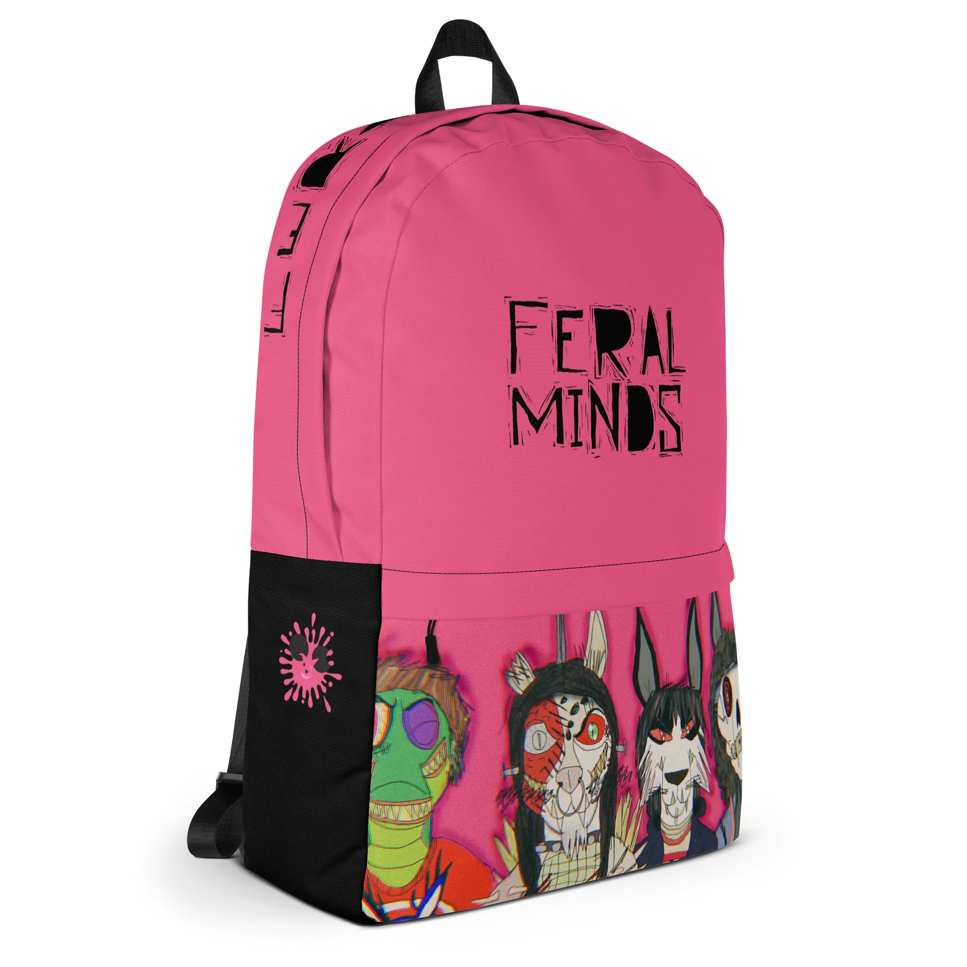 FERAL MINDS All-Over Print Backpack product image (3)