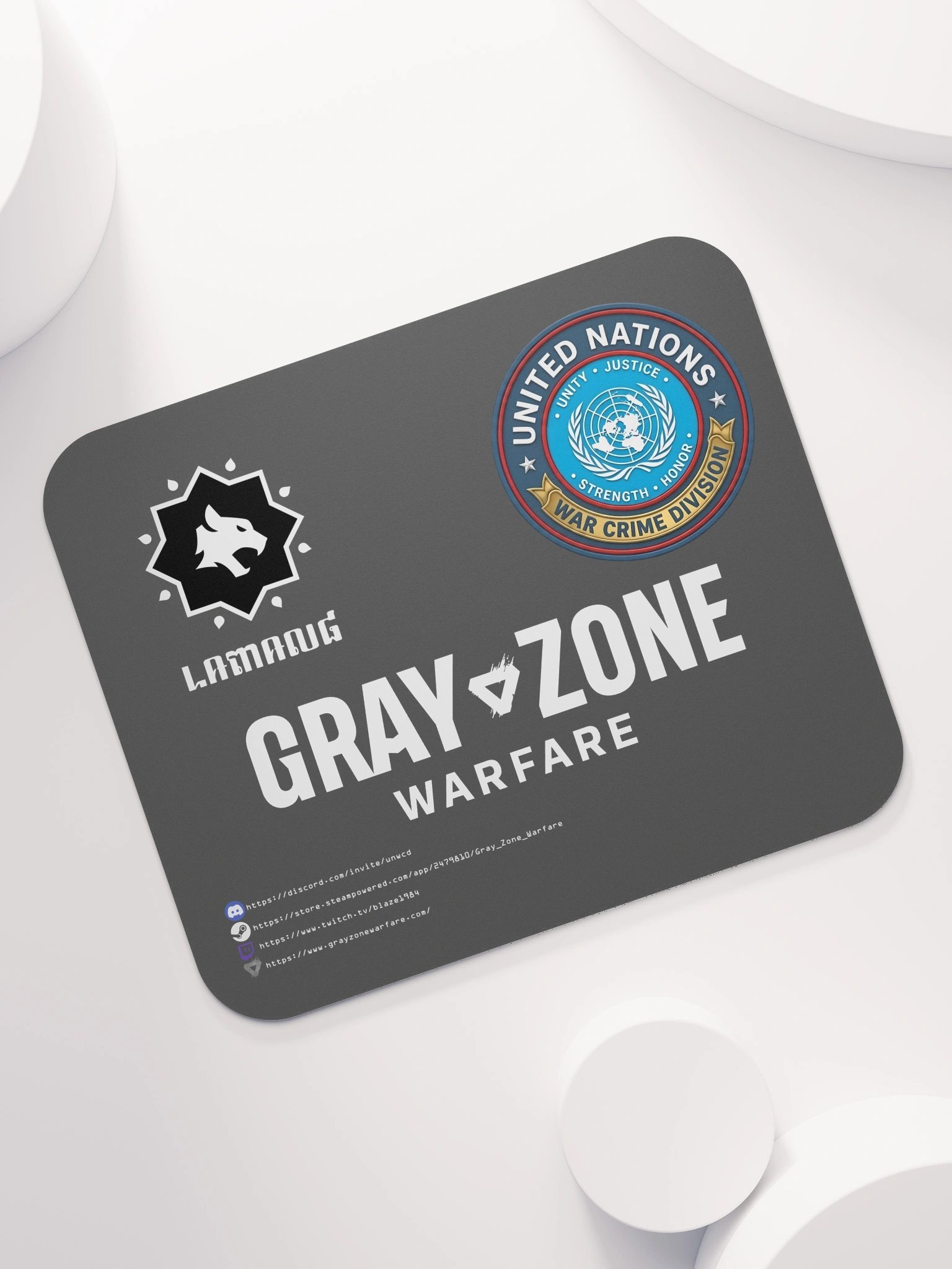 UNWCD/LRI Mouse Pad - Gray product image (7)