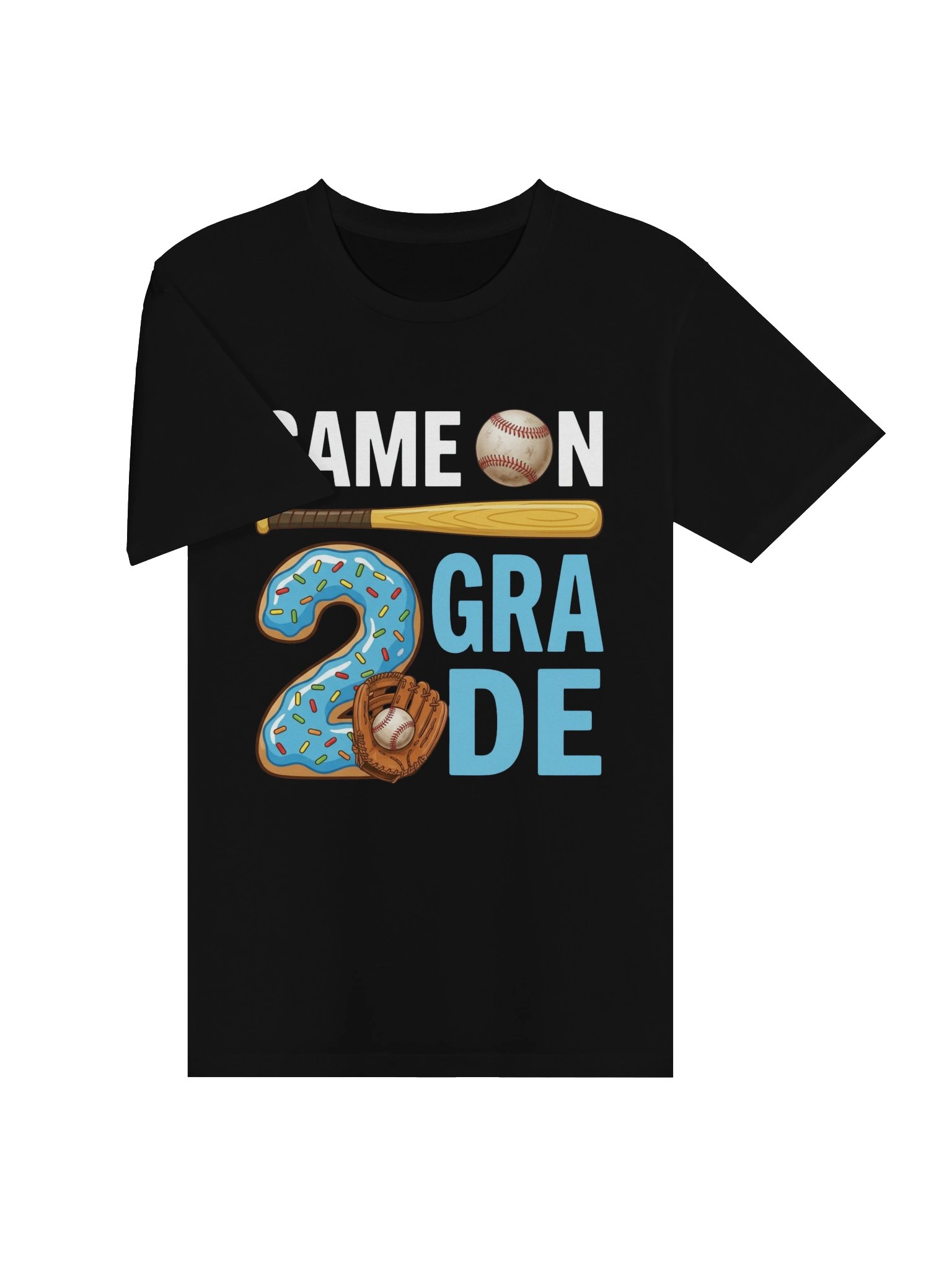 2nd Grade Back to School Baseball Drip Ice Cream Game On T-Shirt product image (14)