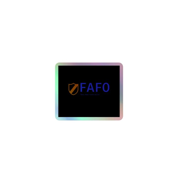 FAFO Shield Family Sticker Set product image (1)