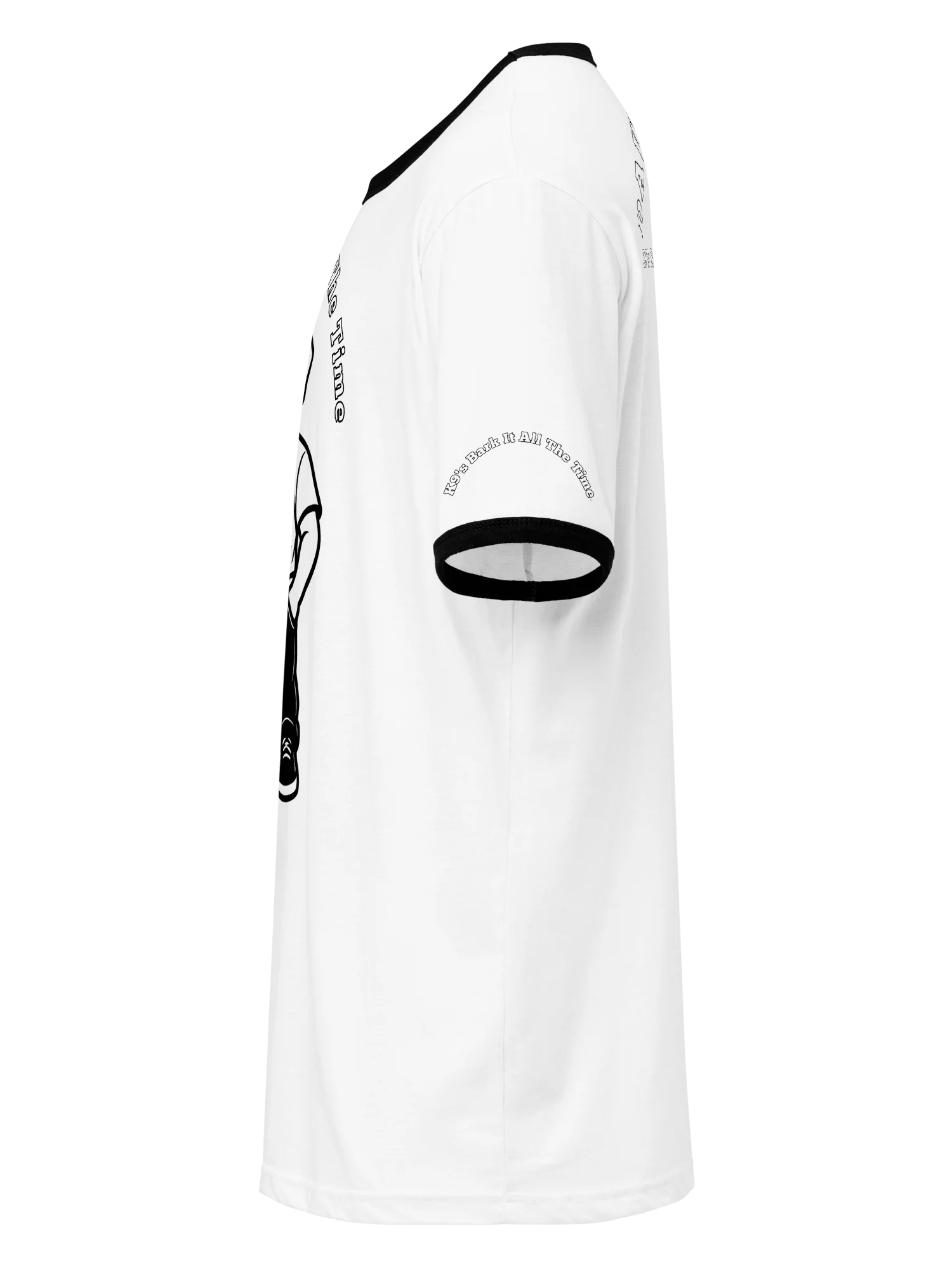 DAWG GAMMIT™ Great Dane Black White Ringer Tee product image (3)