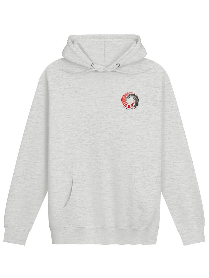 Rule #7 Hoodie Pewter and Red product image (2)