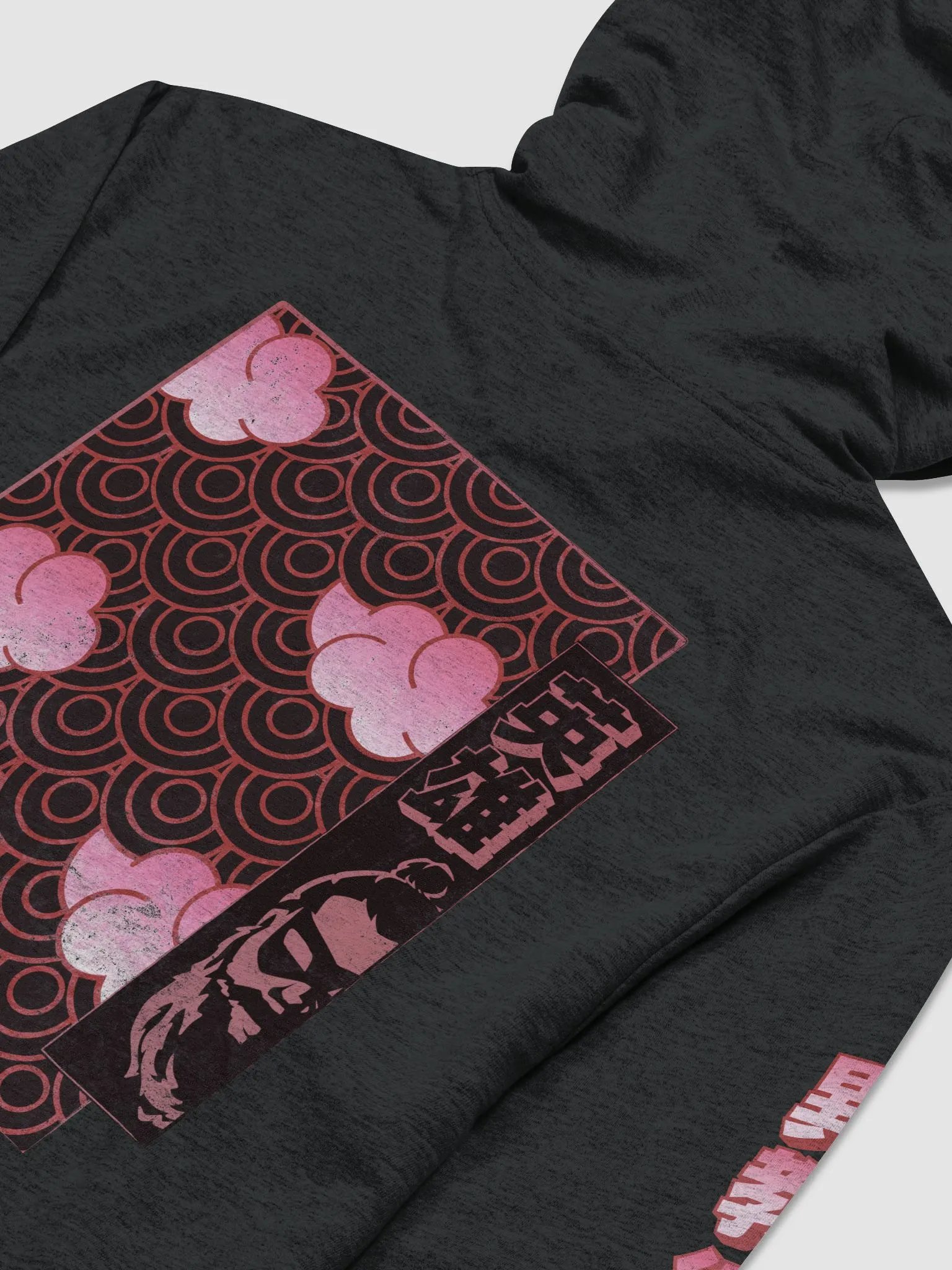 Lightweight Long Sleeve Shirt w/Hood - Nihon Heathens - Pale Red product image (4)