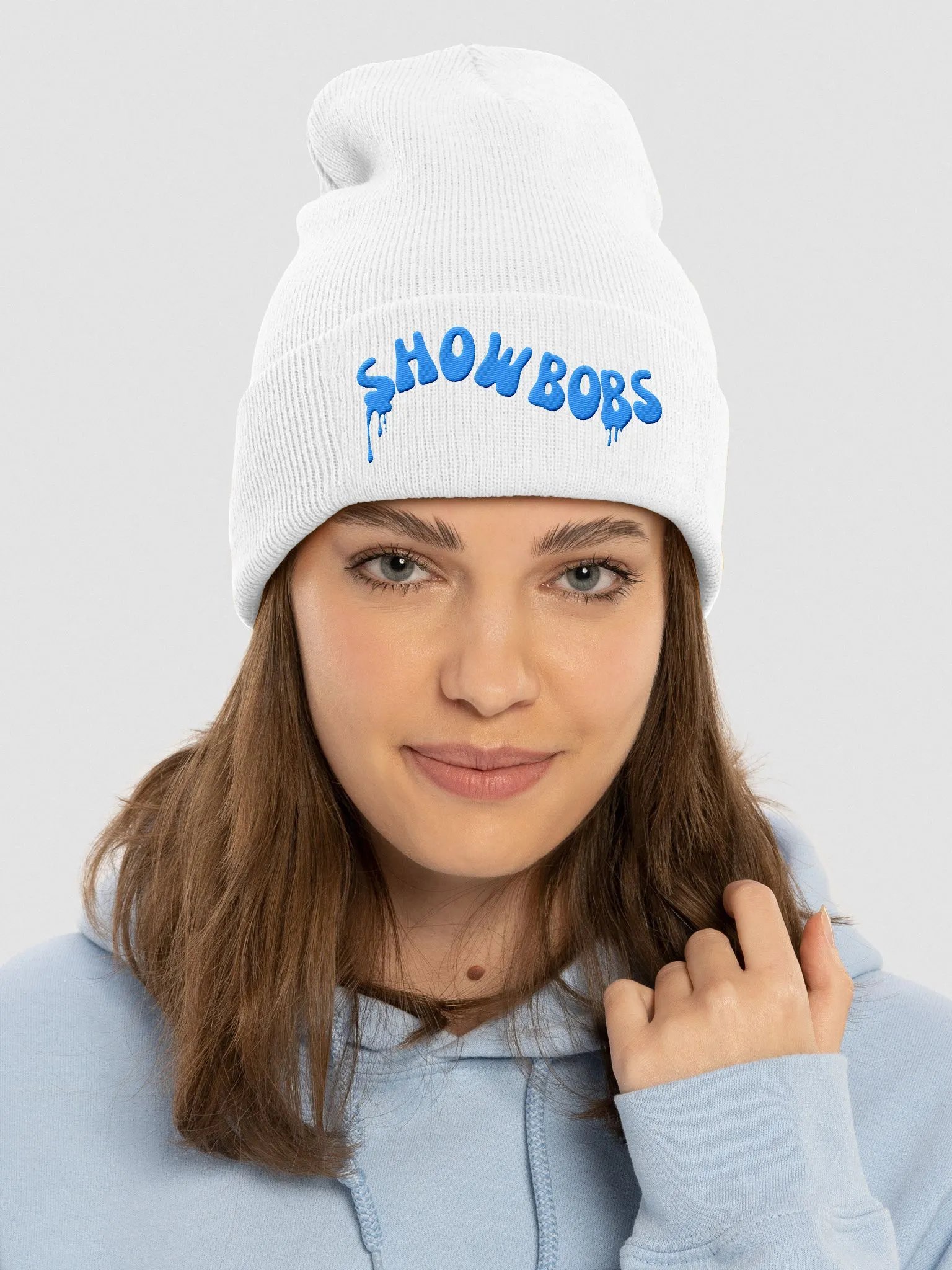 White & blue bobs product image (3)
