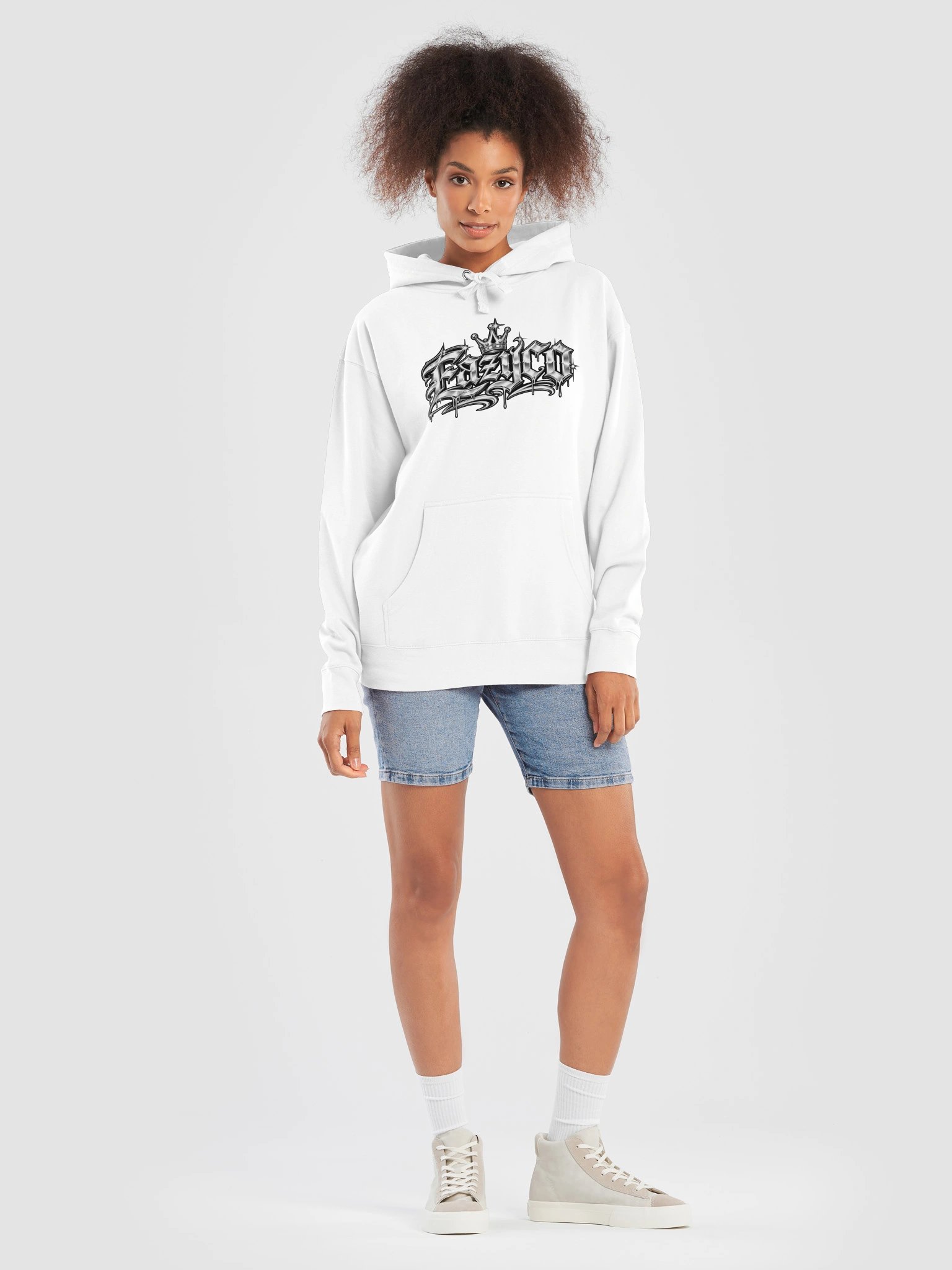 Hoodie "EAZYCO" WHITE product image (7)