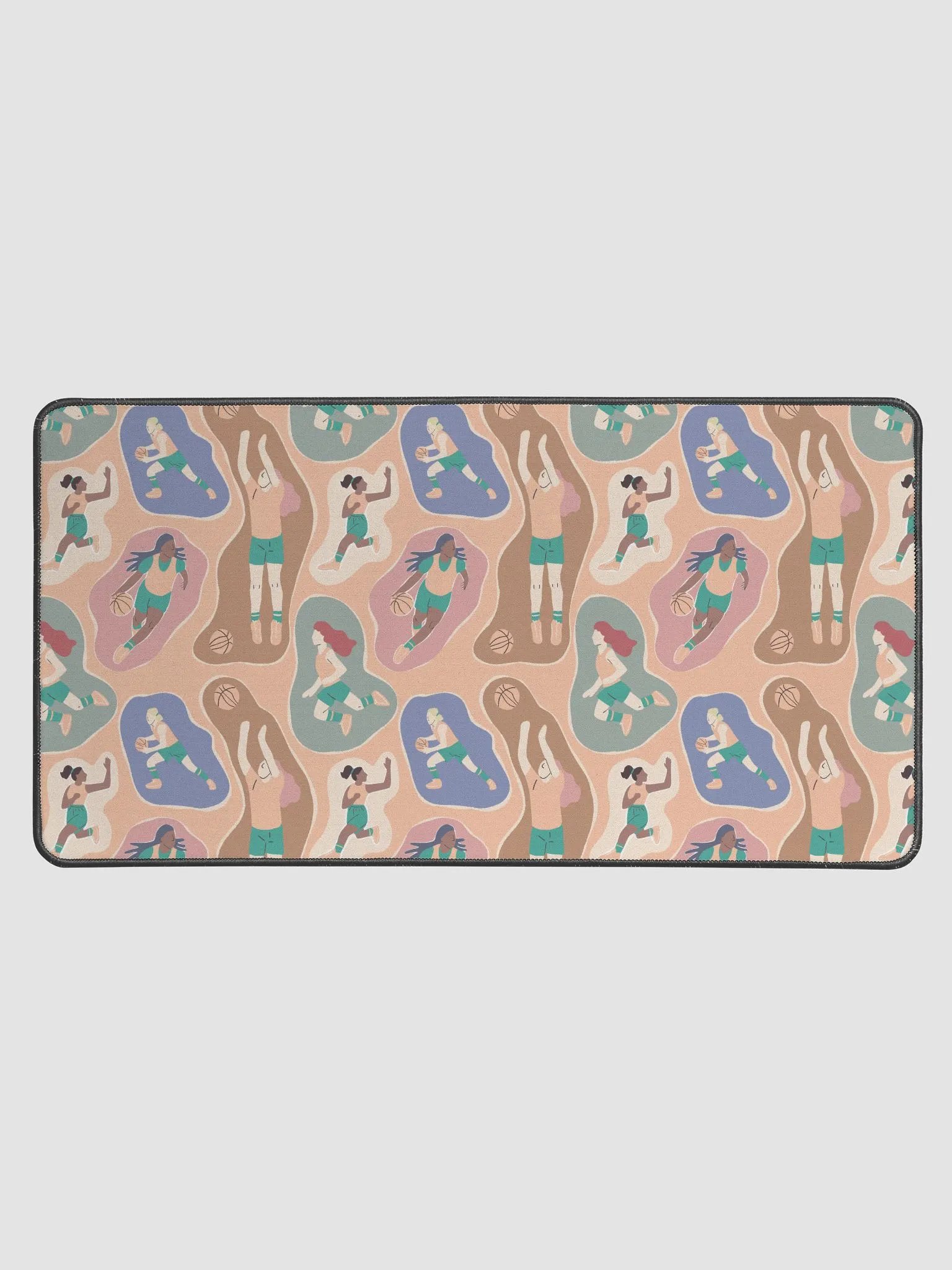 Empowered Play: Women's Basketball Elegance in Pantone Peach Fuzz product image (2)