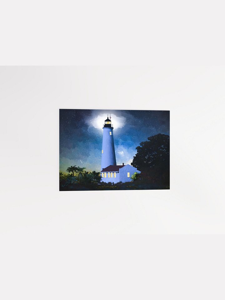 Historic St Marks Lighthouse – Florida Studio Art Print product image (2)