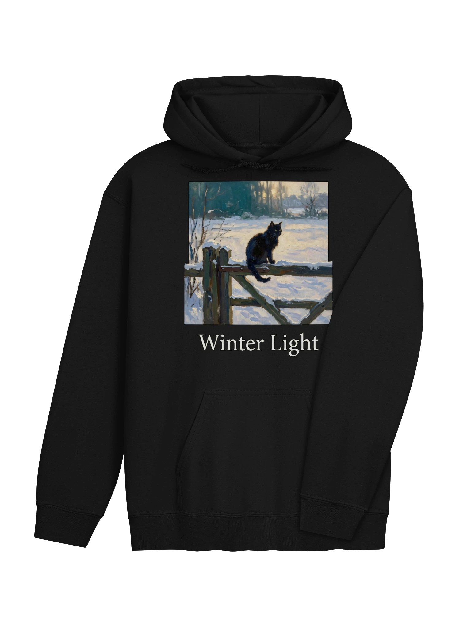 Winter Fence Cat Hoodie product image (25)