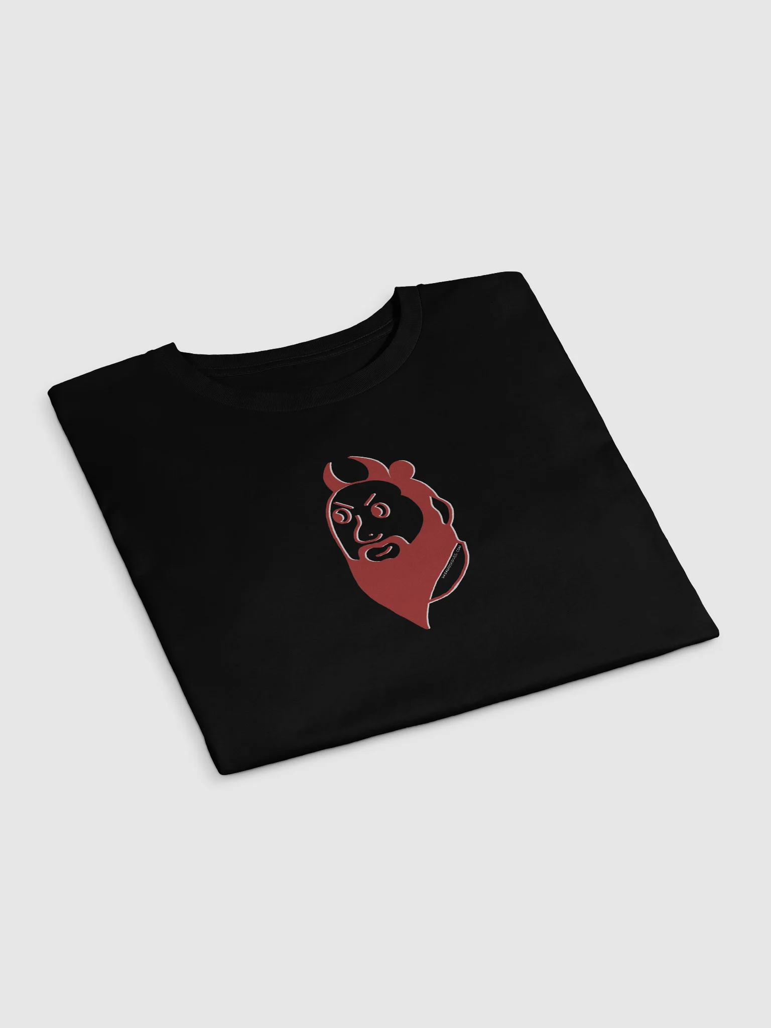The Face of Iblees (Satan) Crop T-Shirt product image (3)