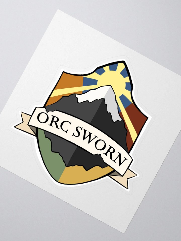 Orc Sworn Shield Sticker product image (4)