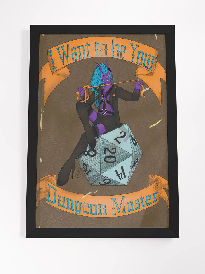 DM Pun Poster (Framed) product image (1)