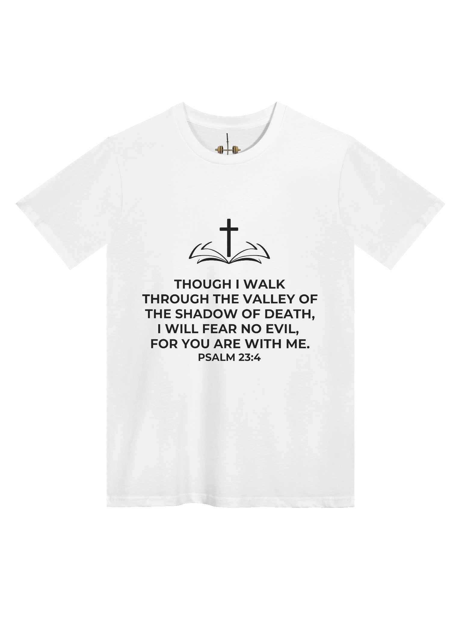Psalm 23:4 Unisex Tee [Dark] product image (21)